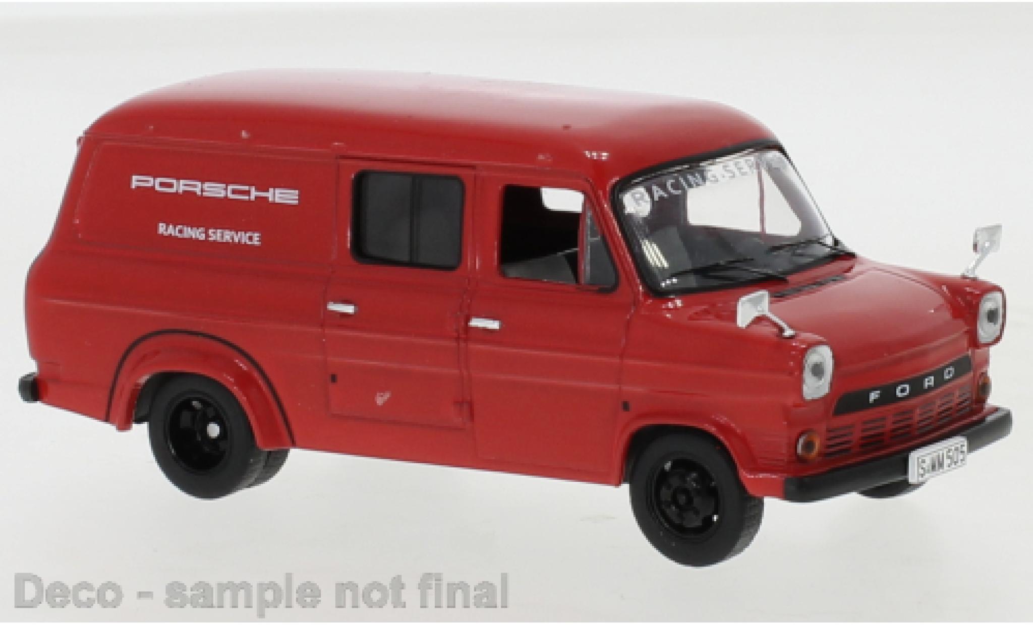 Ford Transit 1/43 IXO MkI Van Porsche Racing Service 1966 Assistance Van modelauto