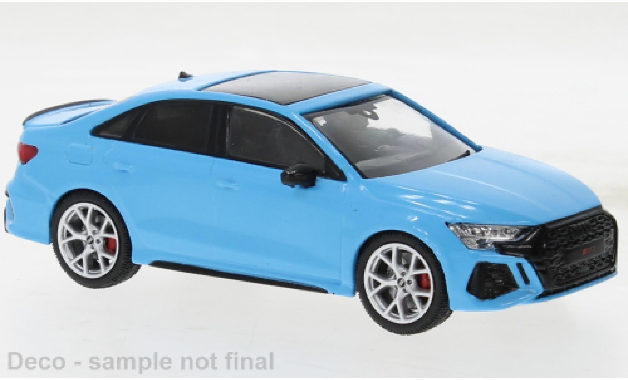 Audi RS3 1/43 IXO blauw clair 2022 modelauto