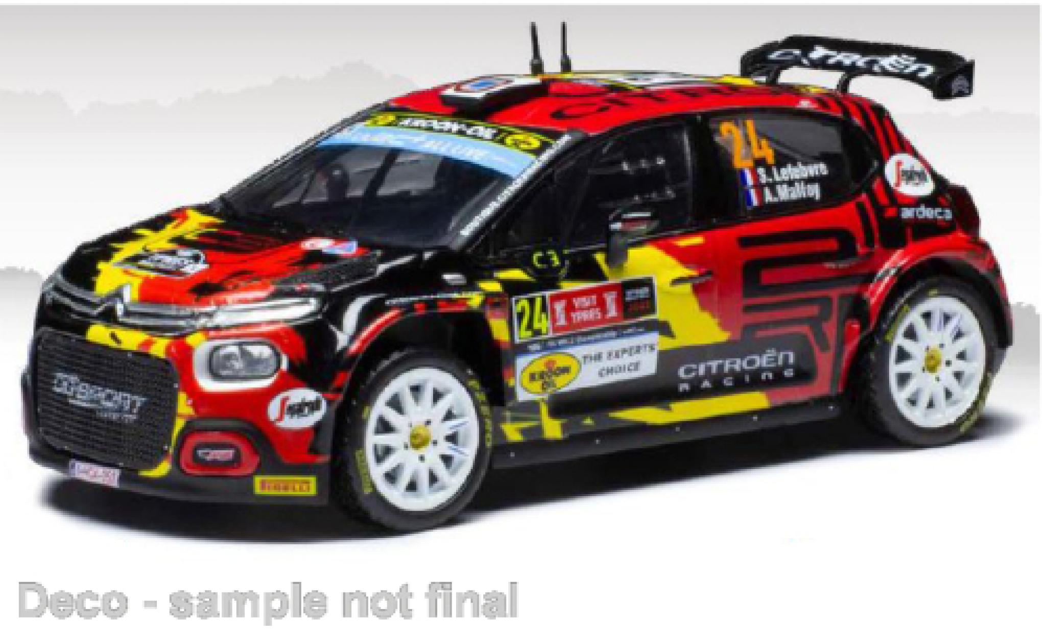 Citroen C3 1/43 IXO Rally 2 No.24 WRC2 Rally Ypern 2022 modelauto