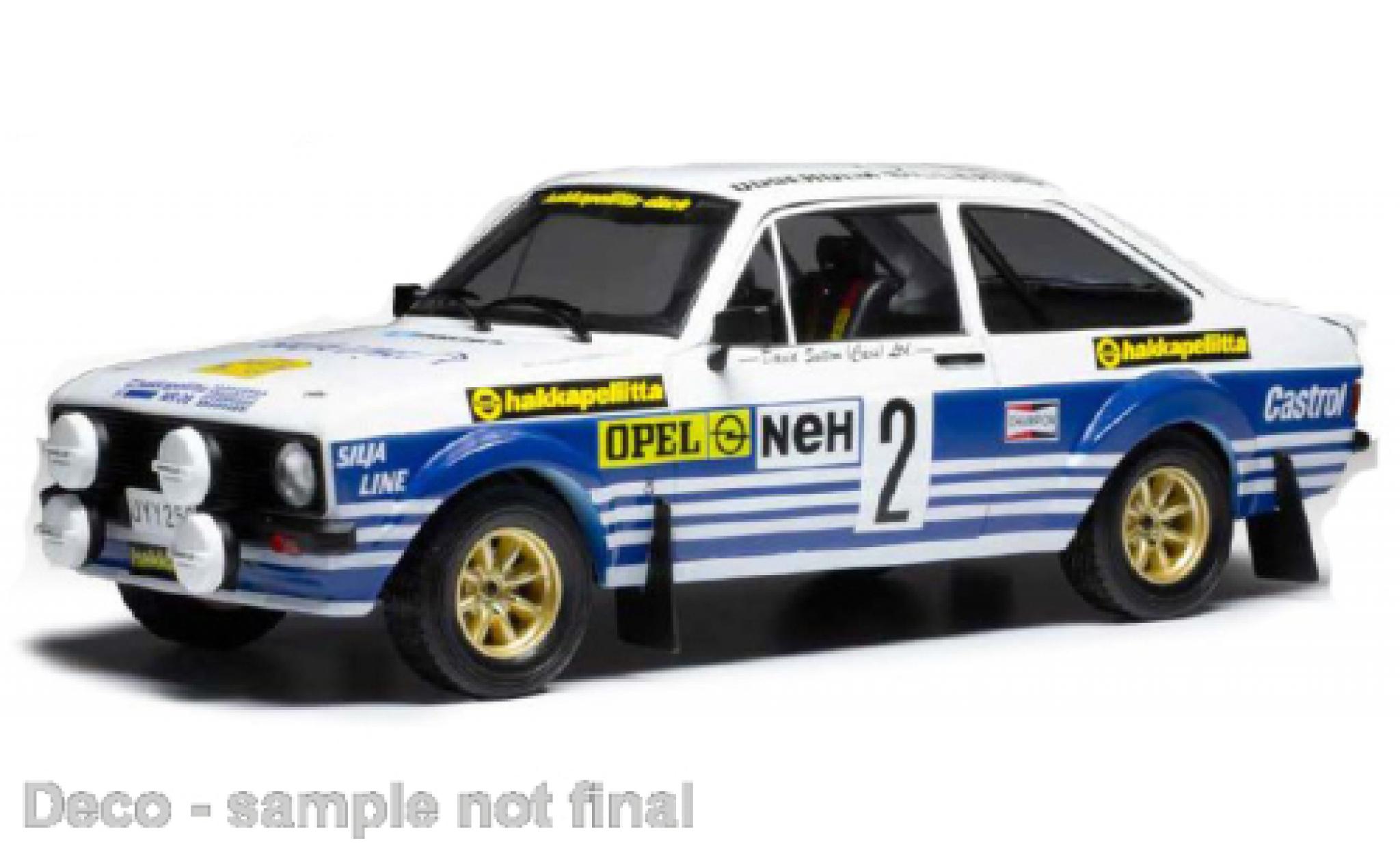 Ford Escort 1/18 IXO MK II RS 1800 No.2 Rallye Schweden 1977 modelauto
