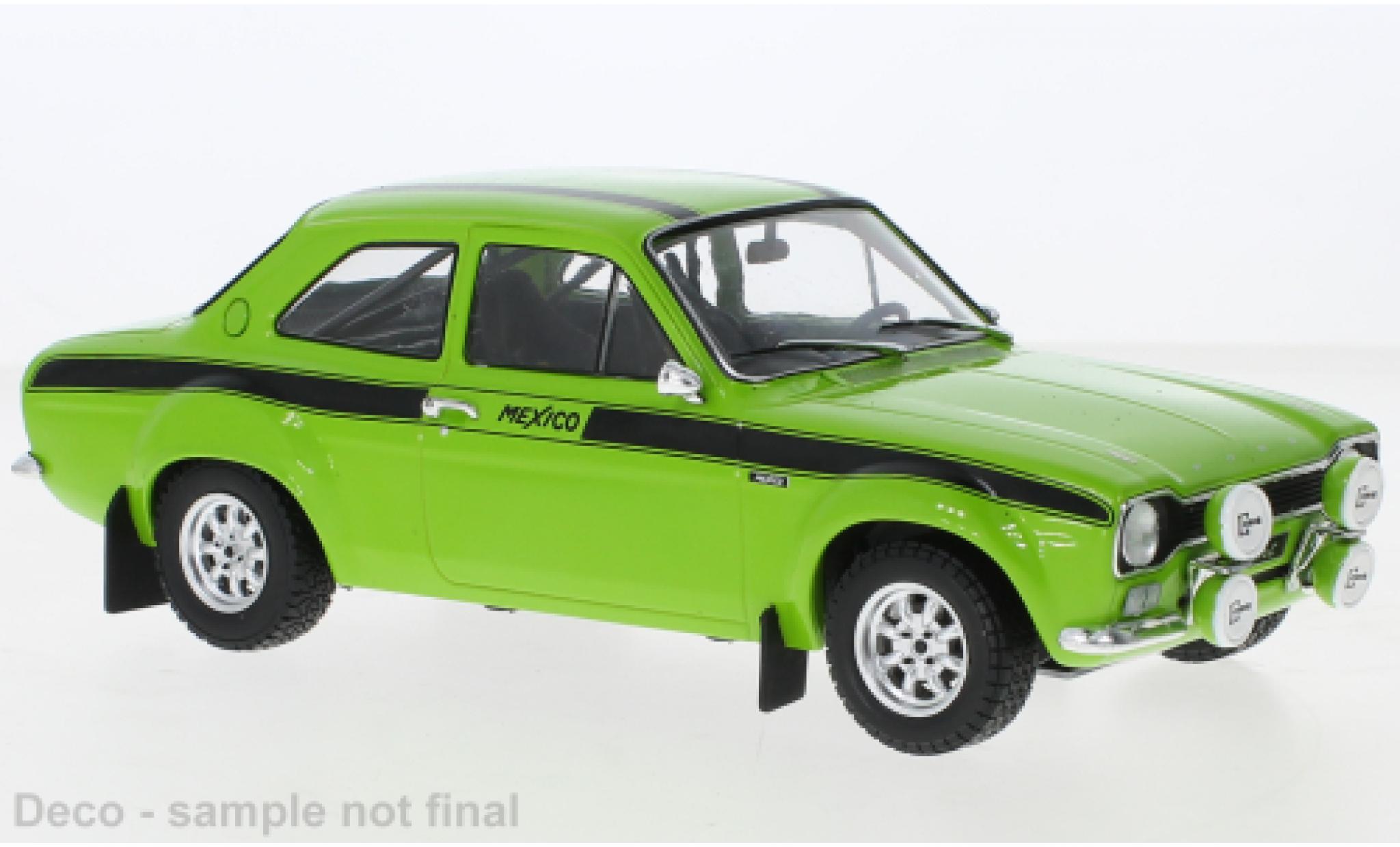 Ford Escort 1/18 IXO MK1 RS Mexico la chaux/D&eacute;corer 1974 modelauto