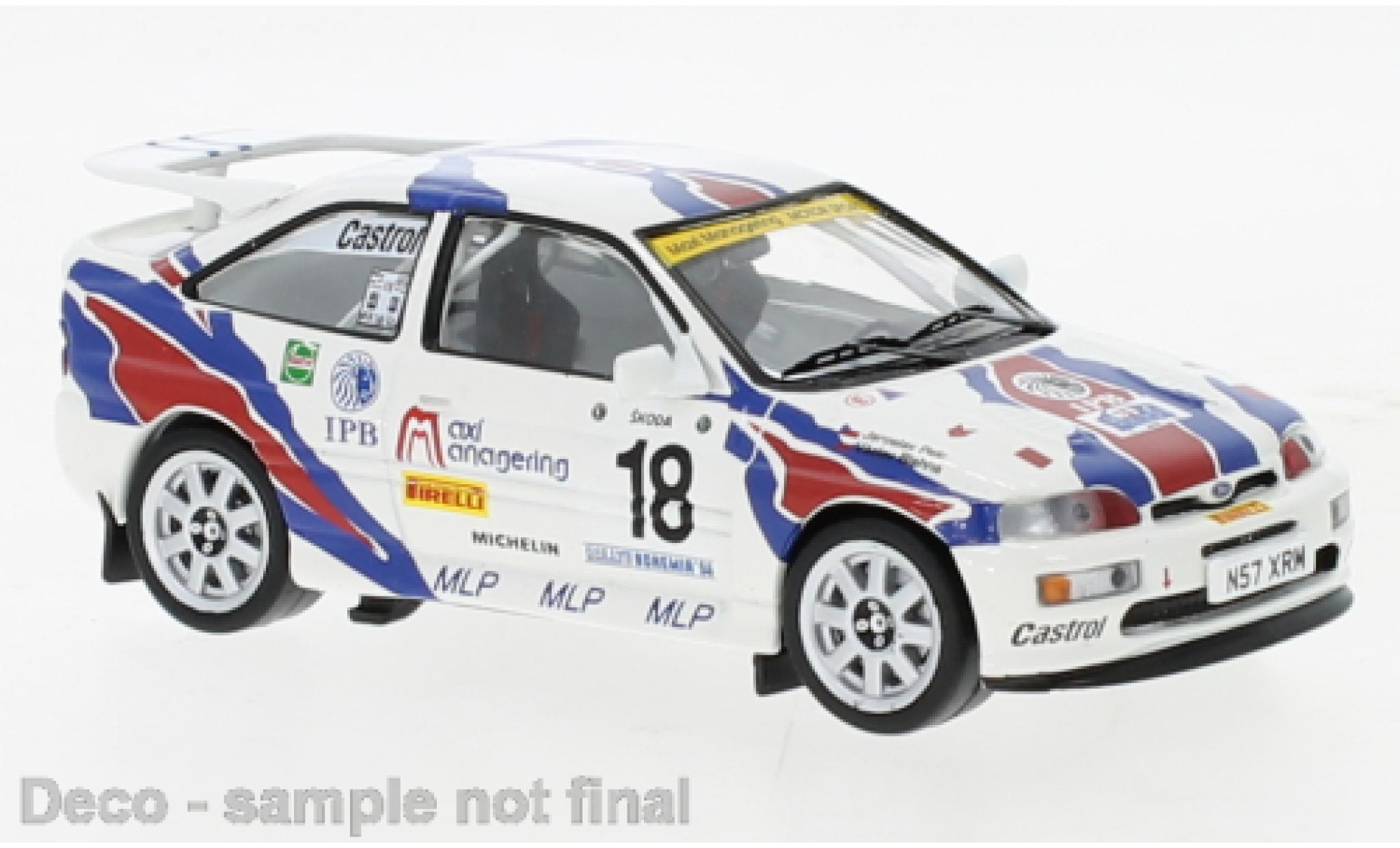 Ford Escort 1/43 IXO RS Cosworth No.18 Rally WM Rallye Bohemia 1996 modelauto