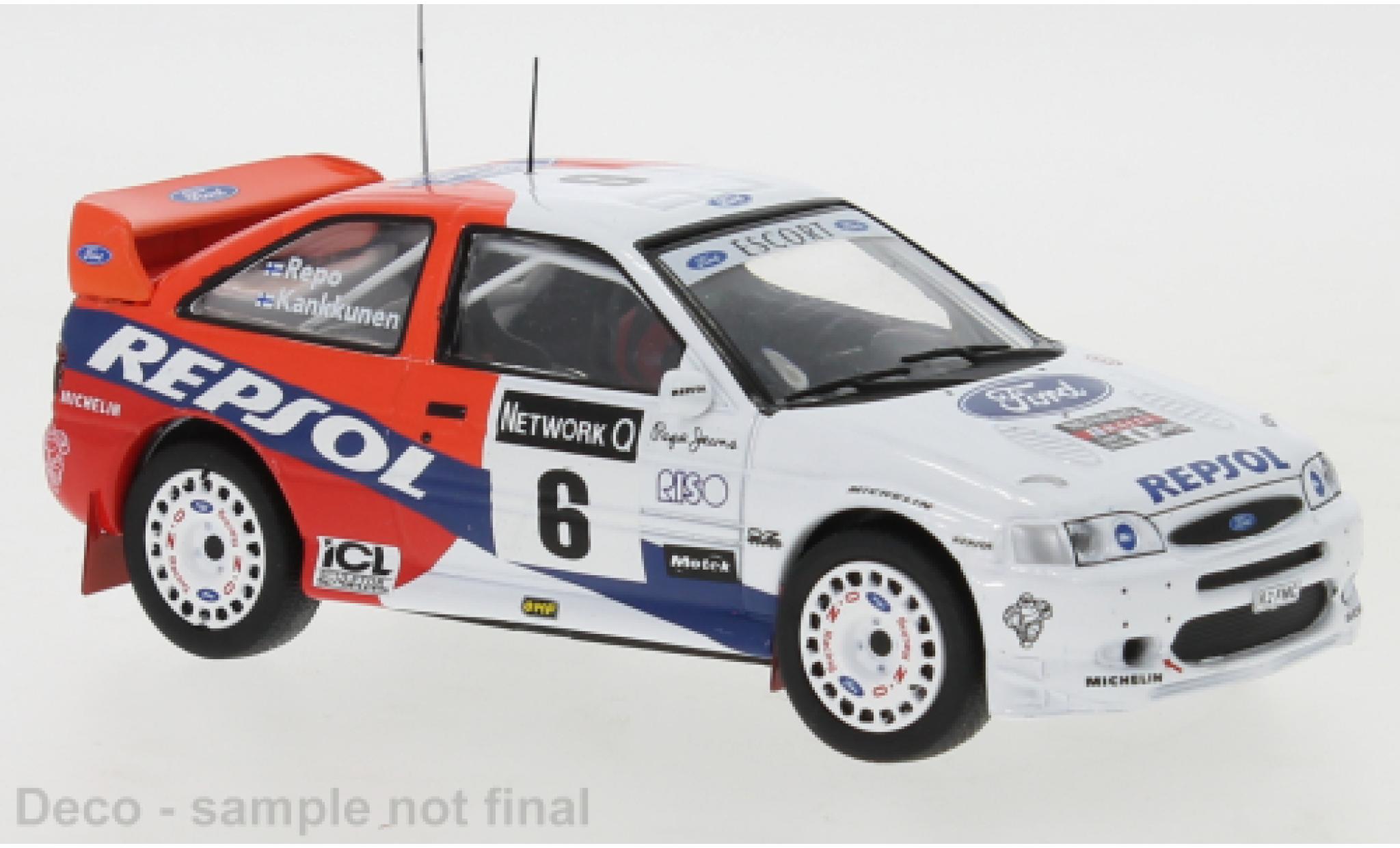 Ford Escort 1/43 IXO WRC No.6 Repsol Rallye WM RAC Rally 1997 modelauto