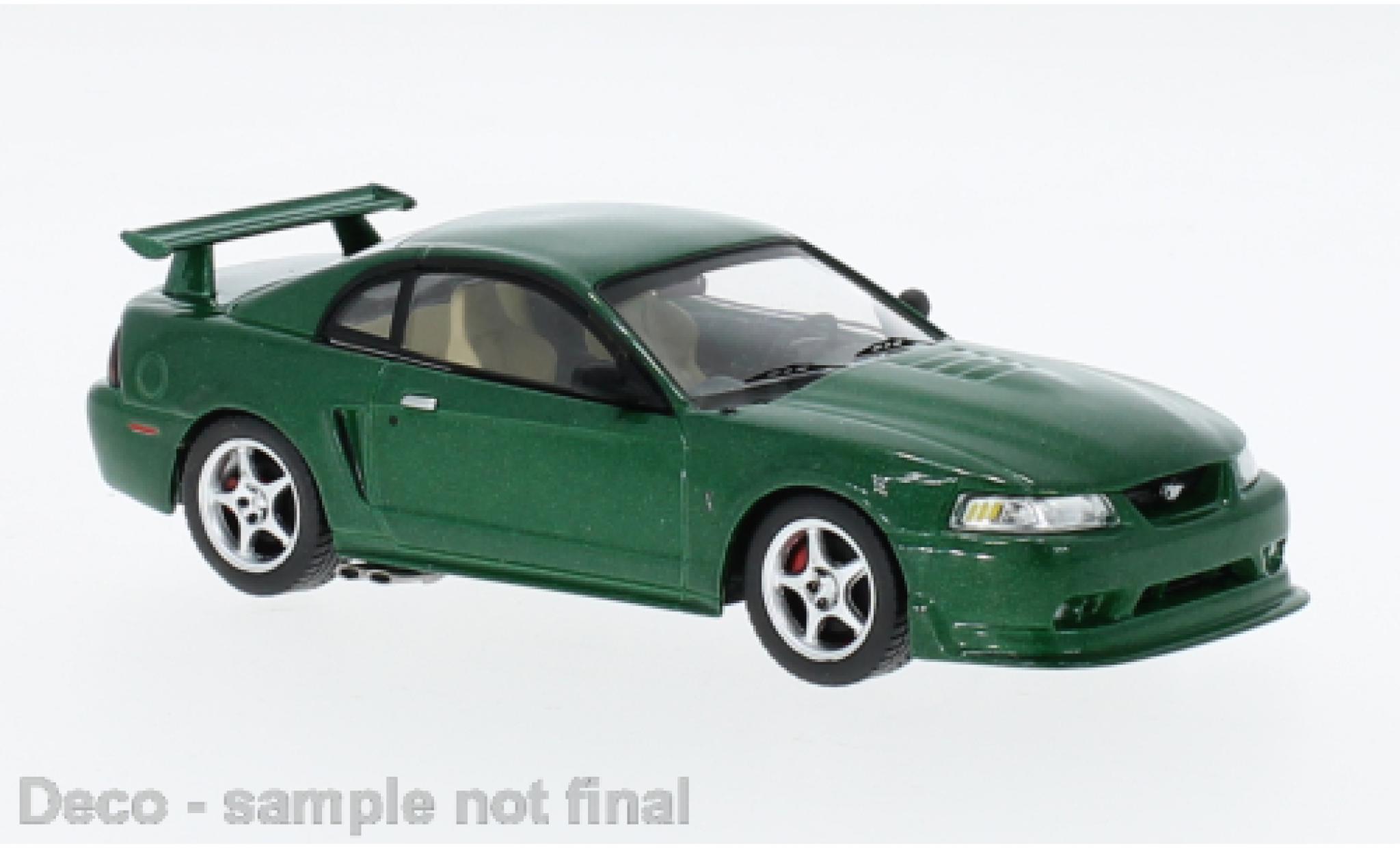 Ford Mustang 1/43 IXO STV Cobra R metallic groen 2000 modelauto