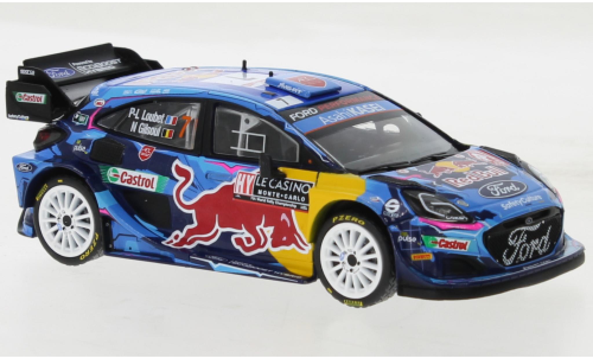 Ford Puma 1/43 IXO No.7 WRC1 Rally Monte Carlo 2023 modelauto