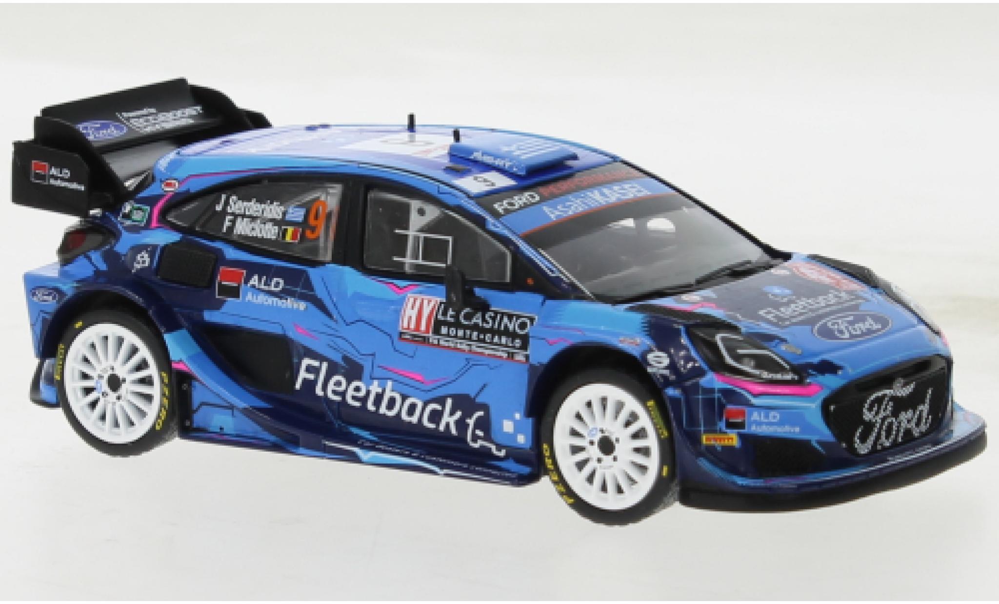 Ford Puma 1/43 IXO No.9 WRC1 Rally Monte Carlo 2023 modelauto