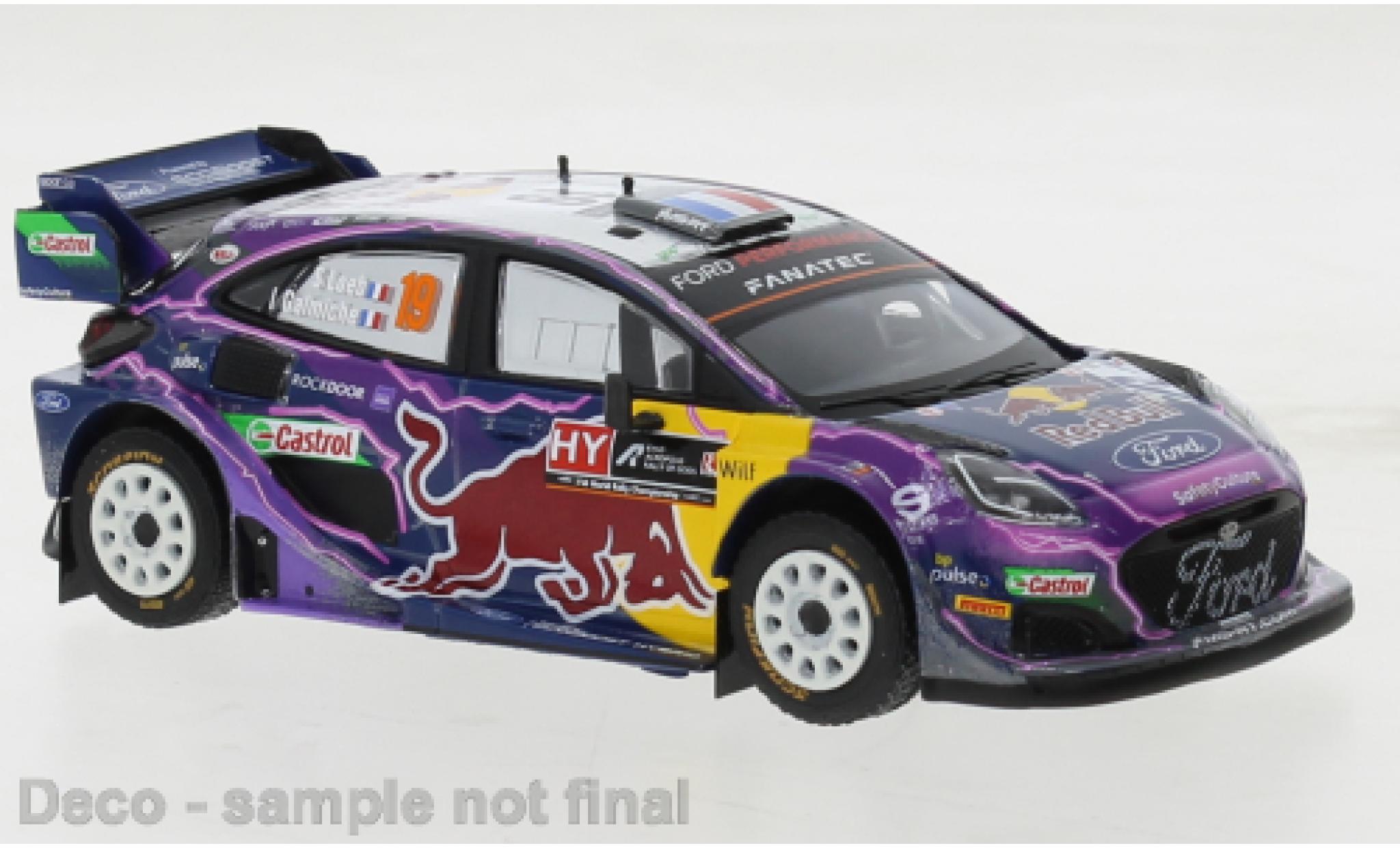 Ford Puma 1/43 IXO Rally 1 No.19 WRC Rally Acropolis 2022 modelauto