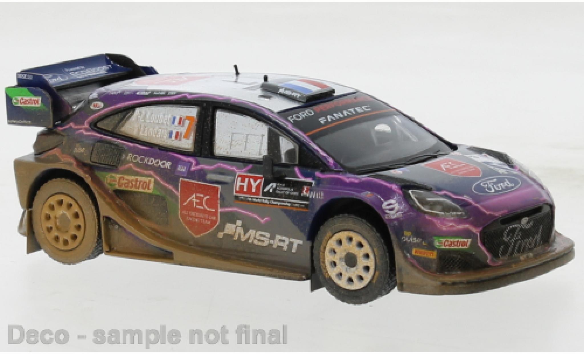 Ford Puma 1/18 IXO Rally 1 No.7 WRC Rally Acropolis 2022 modelauto