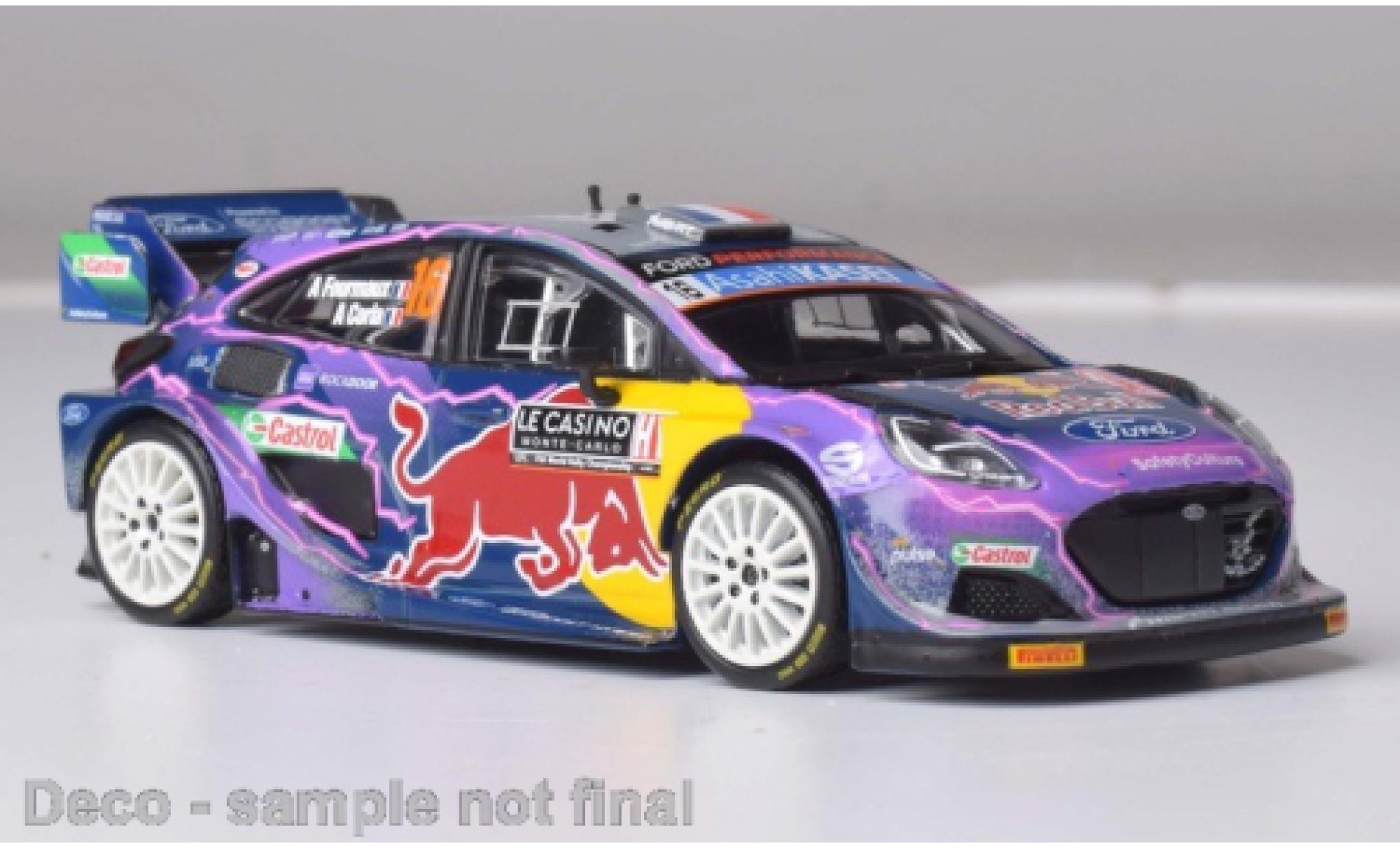 Ford Puma 1/43 IXO Rally1 No.16 WRC Rally Monte Carlo 2022 modelauto
