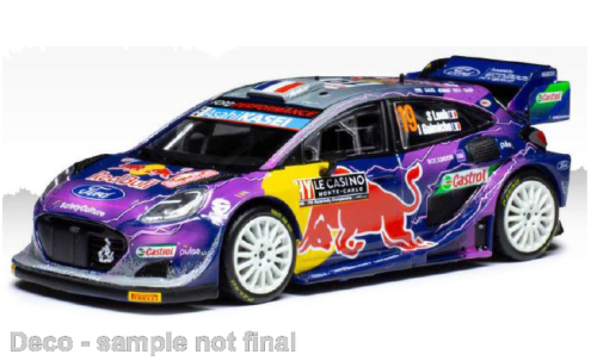 Ford Puma 1/18 IXO Rally1 No.19 WRC2 Rallye Monte Carlo 2022 modelauto