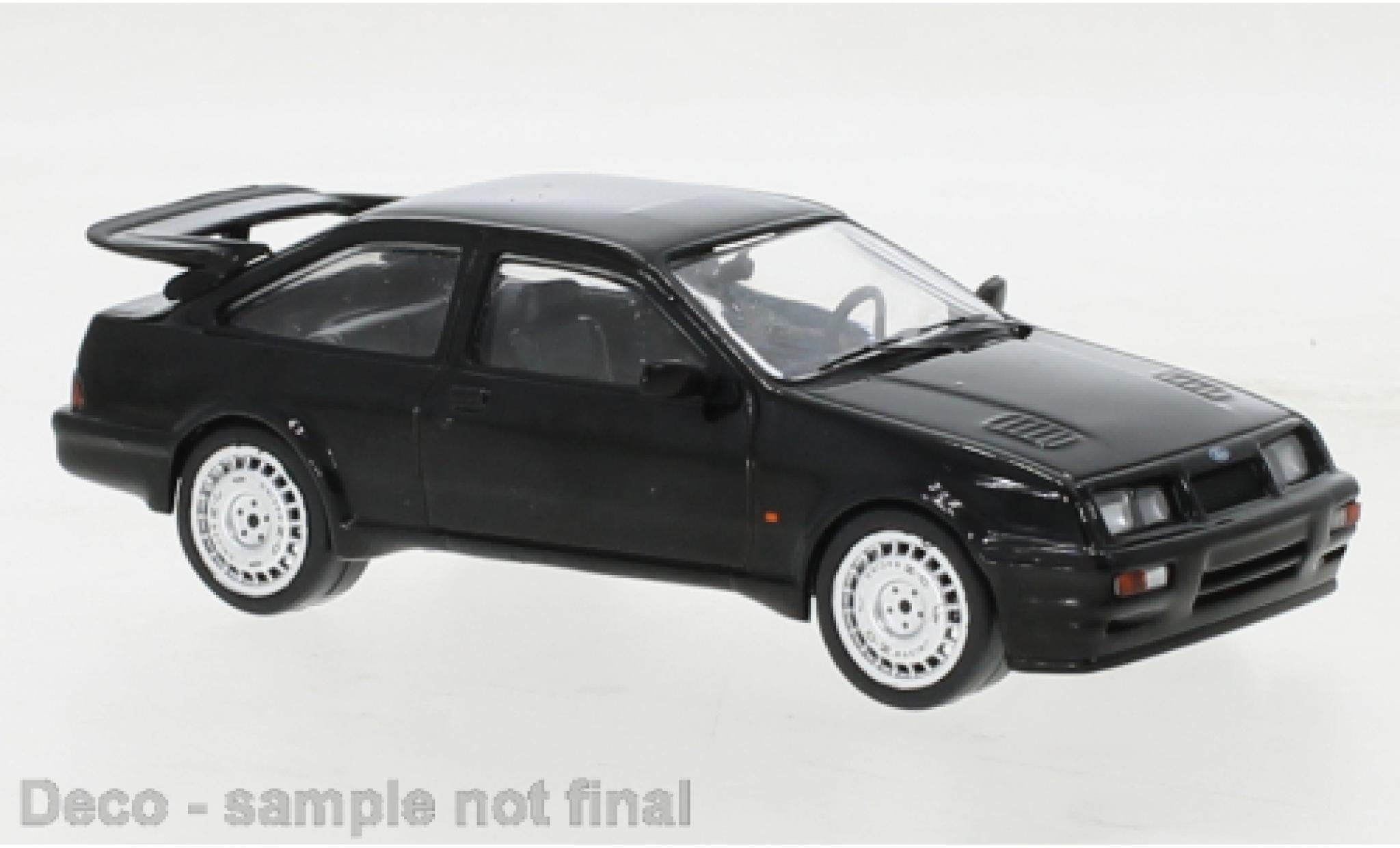 Ford Sierra 1/43 IXO RS Cosworth zwart 1987 modelauto