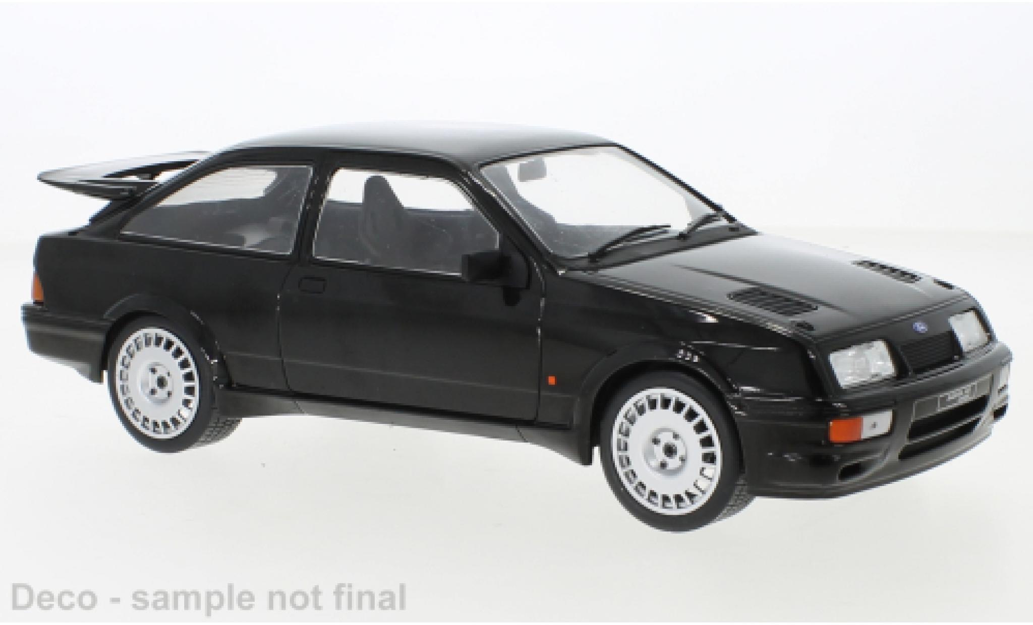 Ford Sierra 1/18 IXO RS Cosworth zwart 1988 modelauto
