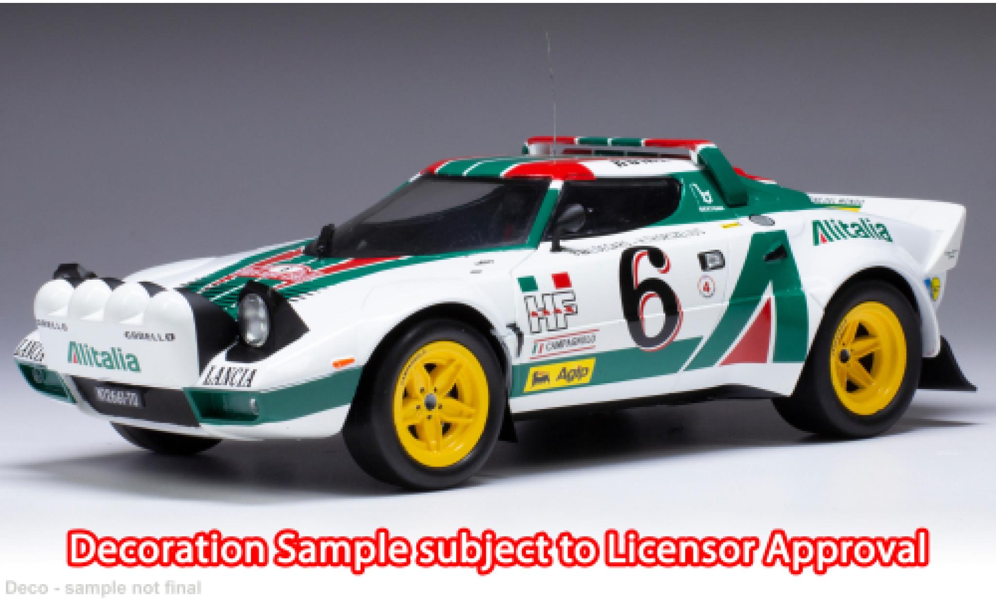 Lancia Stratos 1/18 IXO HF No.6 Rally Monte Carlo 1985 modelauto
