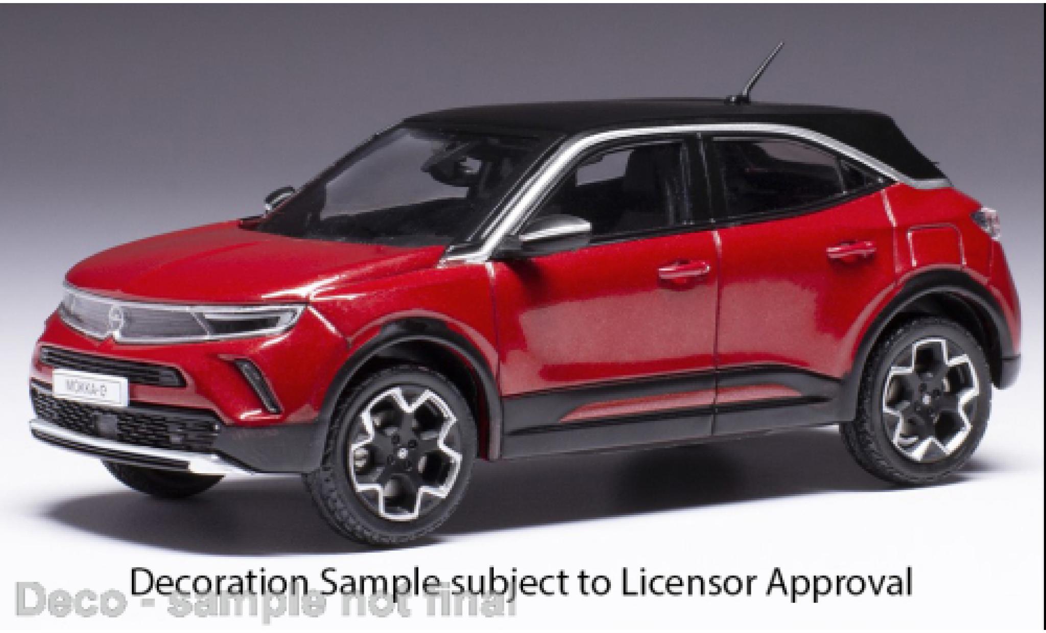 Opel Mokka 1/43 IXO -e metallic rood 2022 modelauto