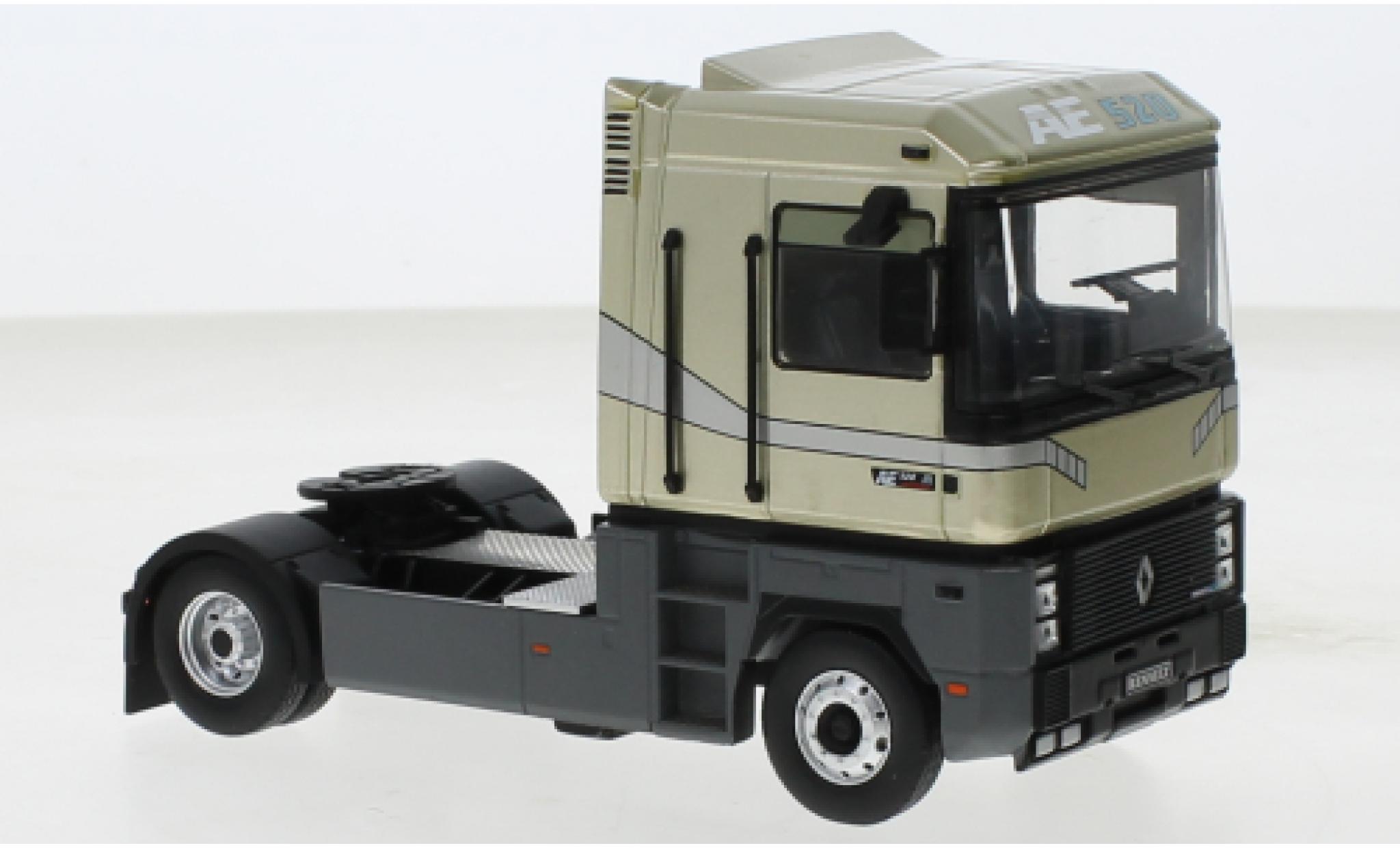 Renault Magnum 1/43 IXO AE 520 Ti metallic beige 1994 modelauto