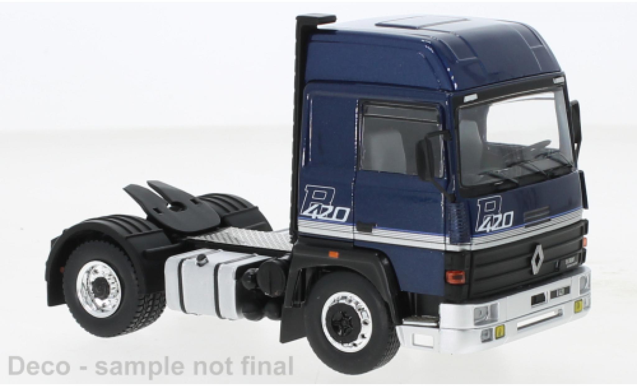 Renault 4 1/43 IXO R20 metallic blauw 1986 modelauto