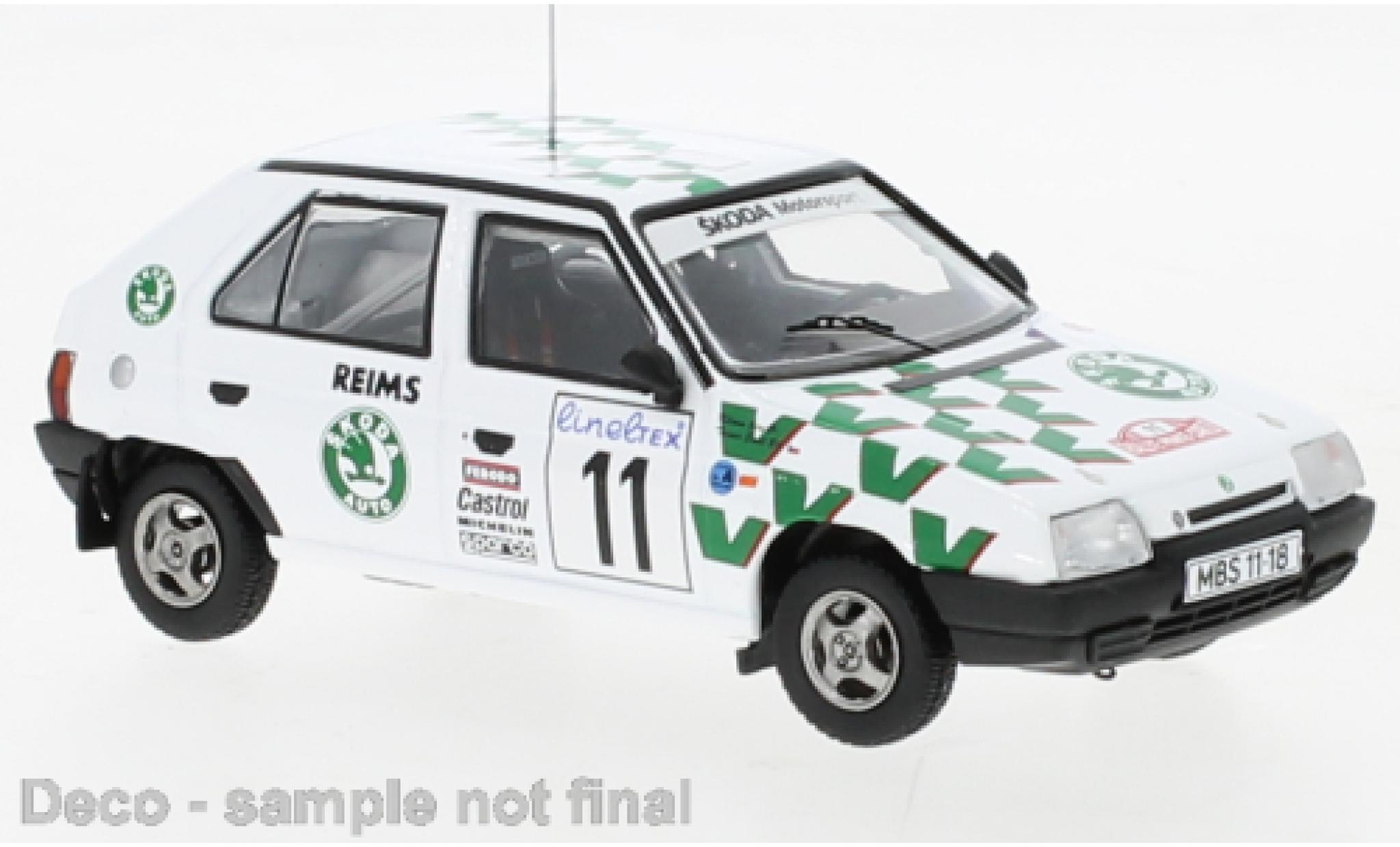Skoda Favorit 1/43 IXO No.11 Rally WM Rally Monte Carlo 1993 modelauto