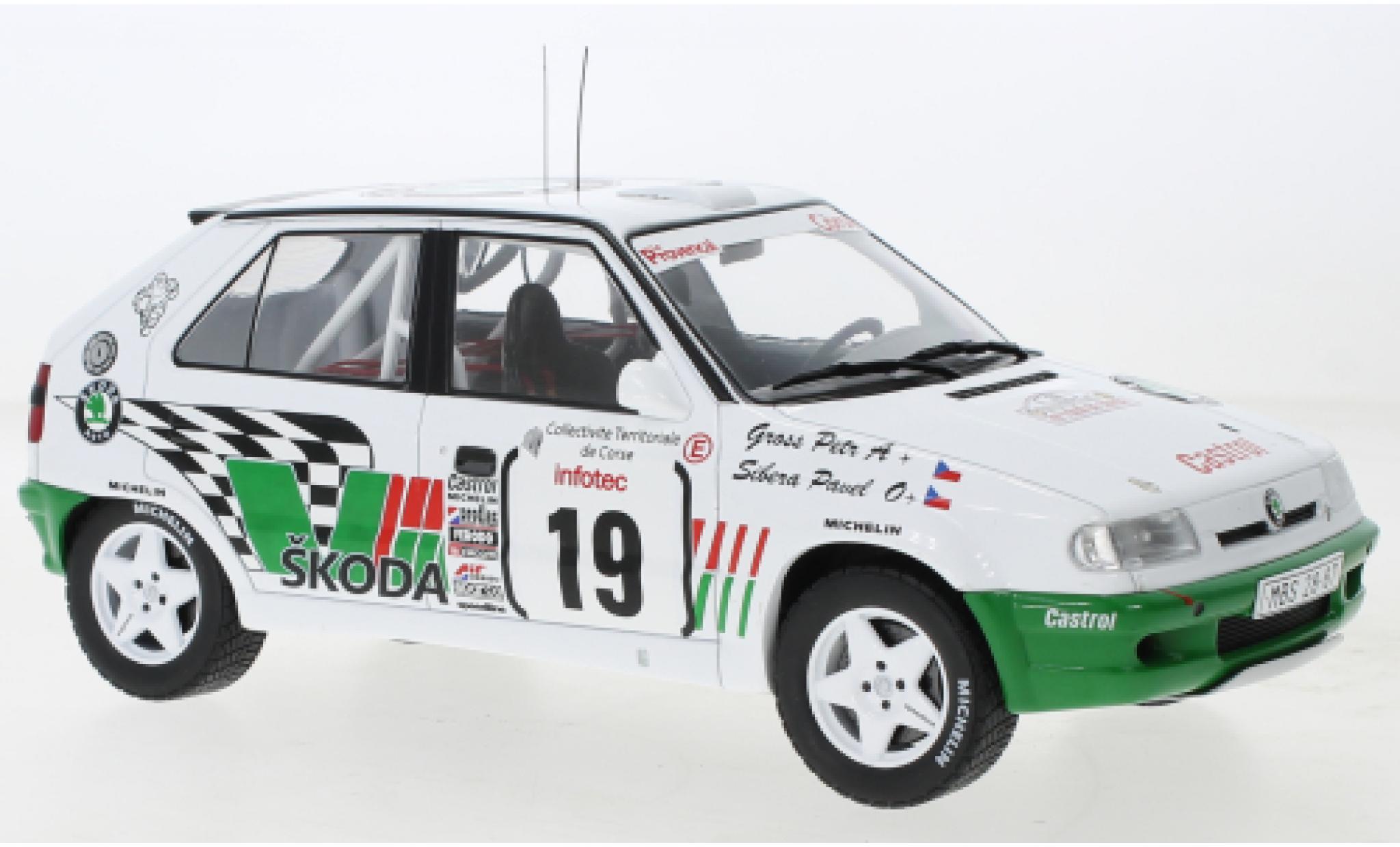 Skoda Felicia 1/18 IXO Kit Car No.19 Rallye WM Tour de Corse 1995 modelauto