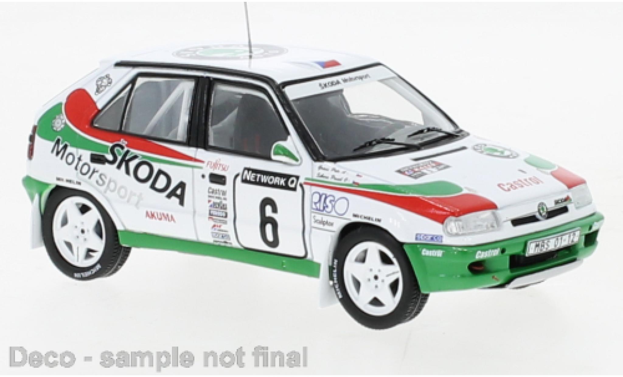 Skoda Felicia 1/43 IXO Kit Car No.6 RAC Rally 1996 modelauto