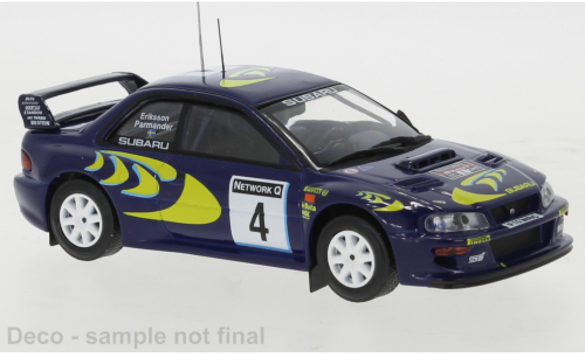 Subaru Impreza 1/43 IXO S5 WRC No.4 Rallye WM RAC Rally 1997 modelauto