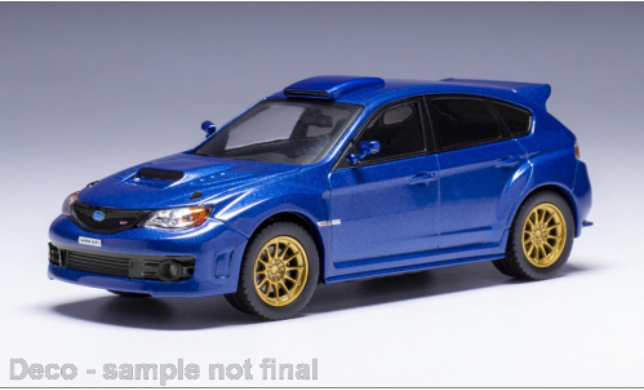 Subaru Impreza 1/43 IXO WRC Sti blauw 2009 modelauto