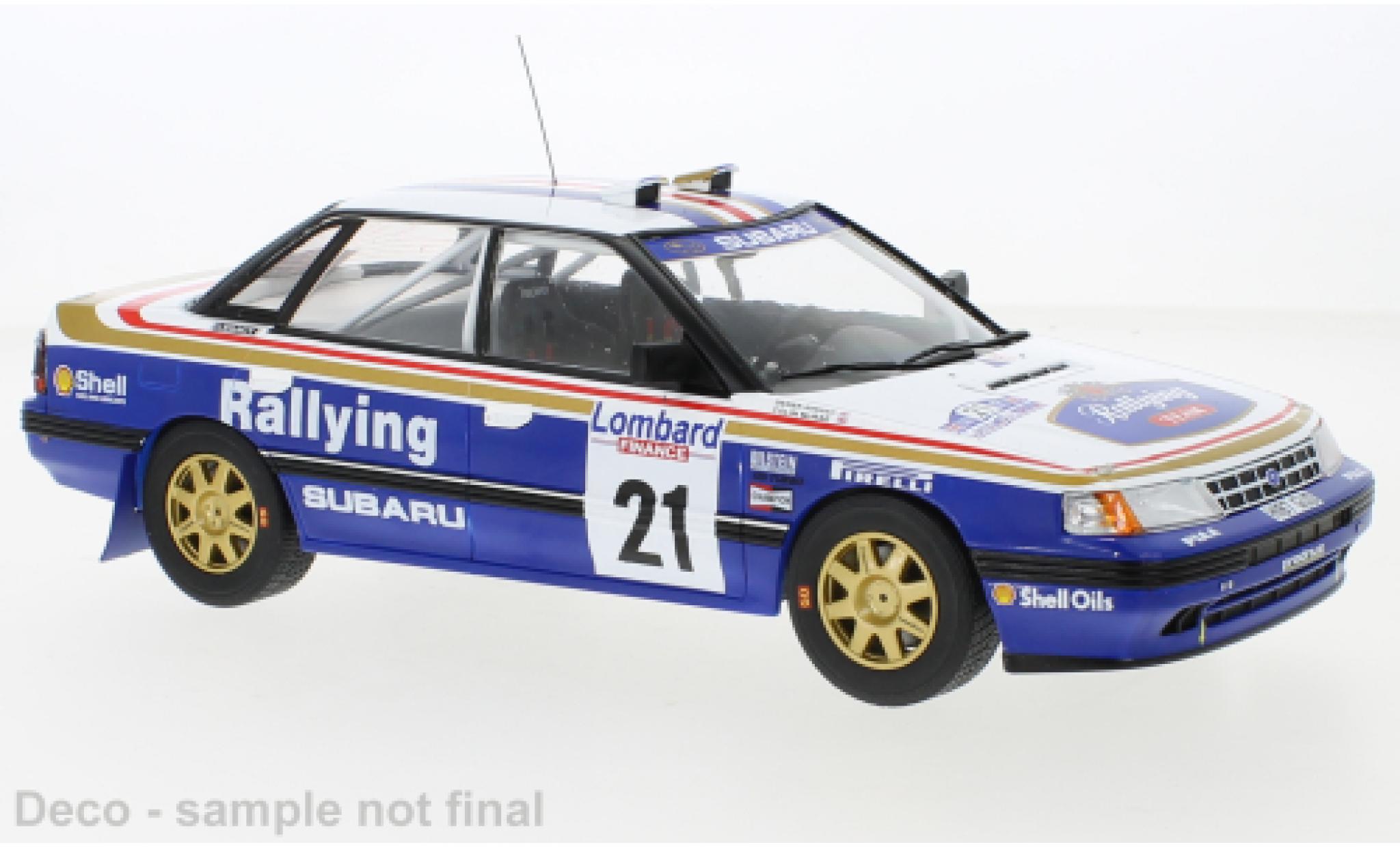 Subaru Legacy 1/18 IXO RS No.21 Rothmans Racing RAC Rally 1991 modelauto
