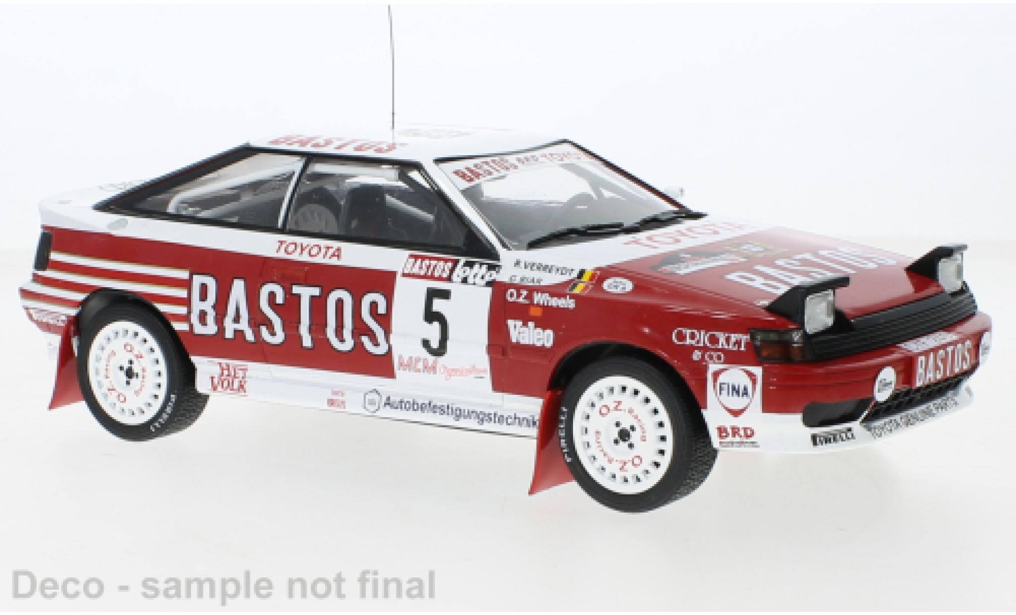 Toyota Celica 1/18 IXO GT-Four ST165 No.5 Rally WM Haspengauw Rally 1990 modelauto