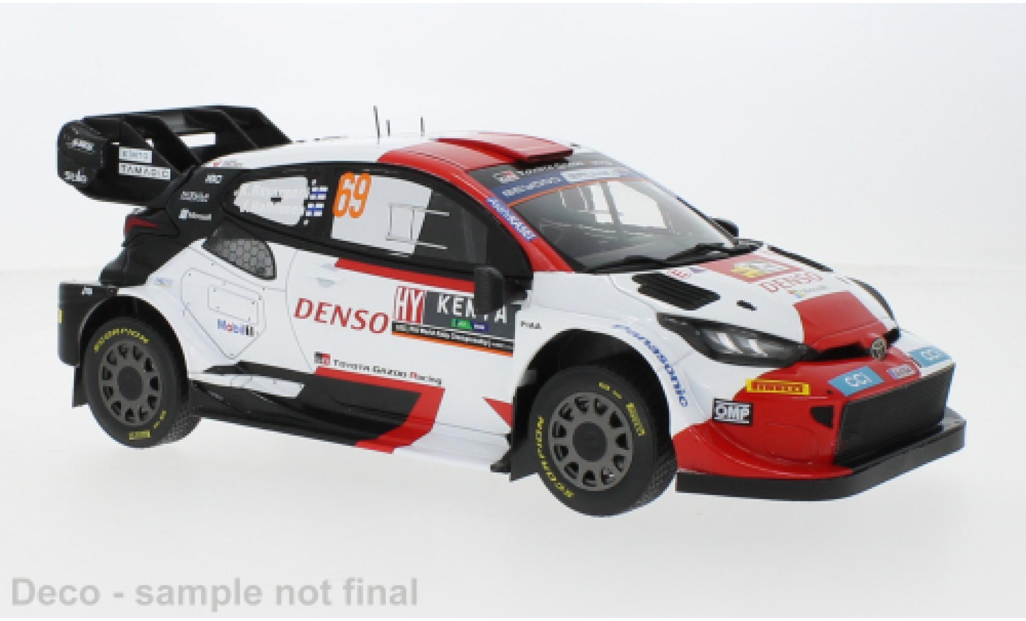 Toyota Yaris 1/18 IXO GR Rally1 hybride No.69 Rallye WM Safari Rally 2023 modelauto