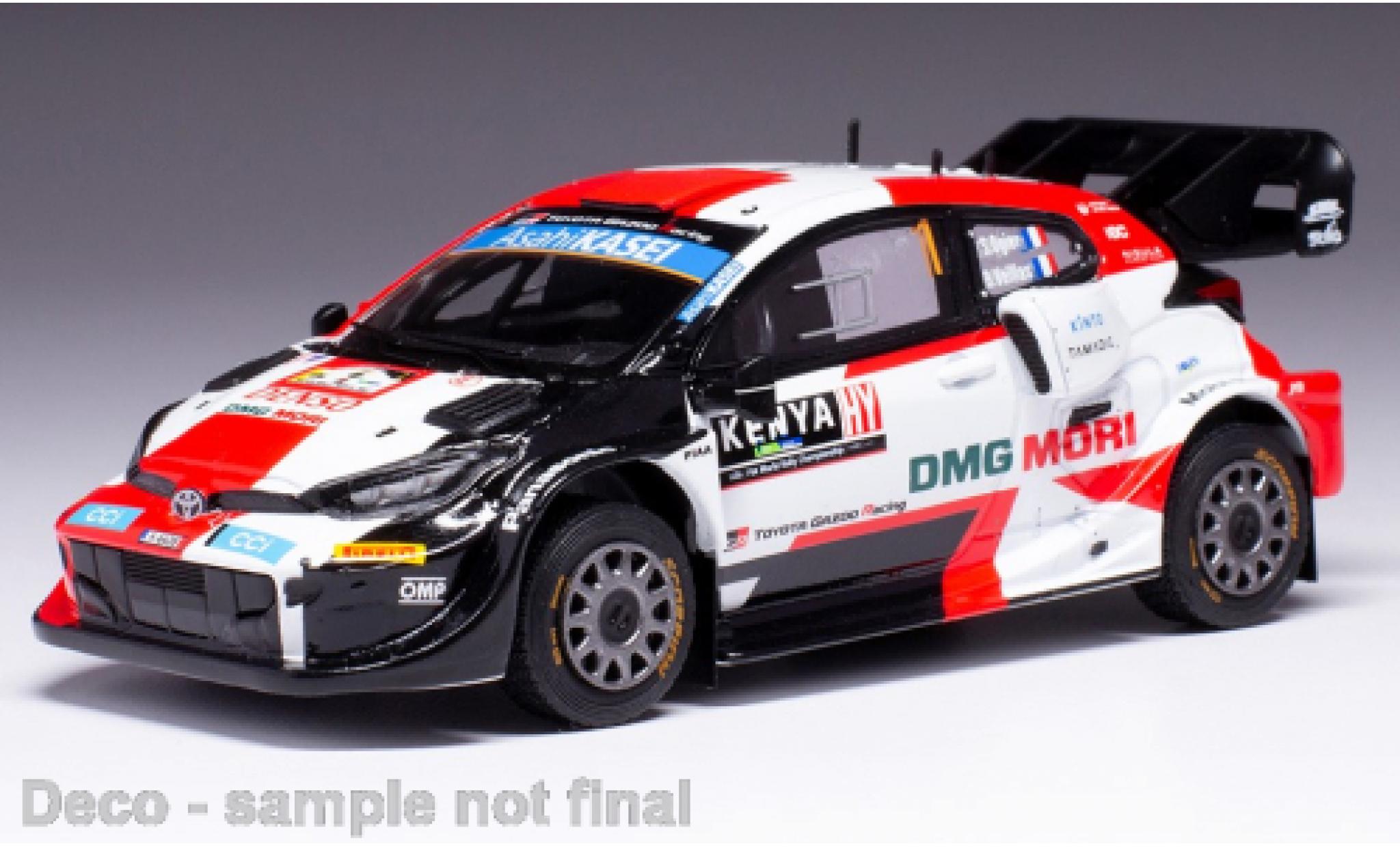 Toyota Yaris 1/43 IXO GR Rally1 No.1 WRC Safari Rally 2022 modelauto