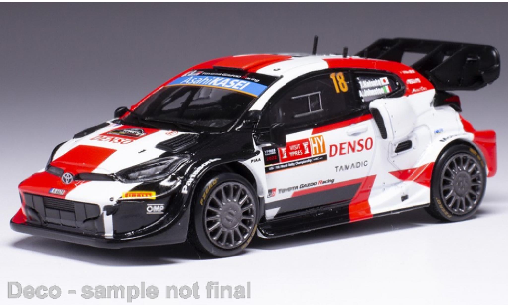Toyota Yaris 1/43 IXO Rally 1 No.18 WRC Rally Ypern 2022 modelauto