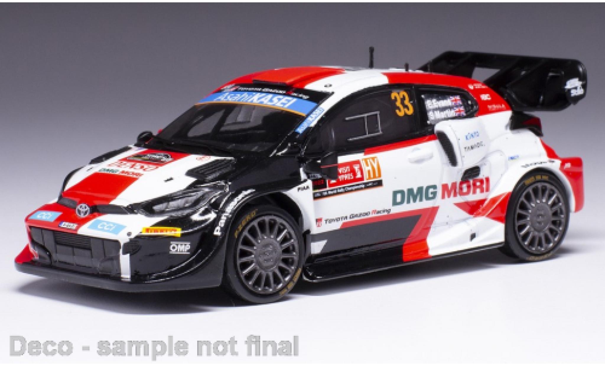 Toyota Yaris 1/43 IXO Rally 1 No.33 WRC Rally Ypern 2022 modelauto