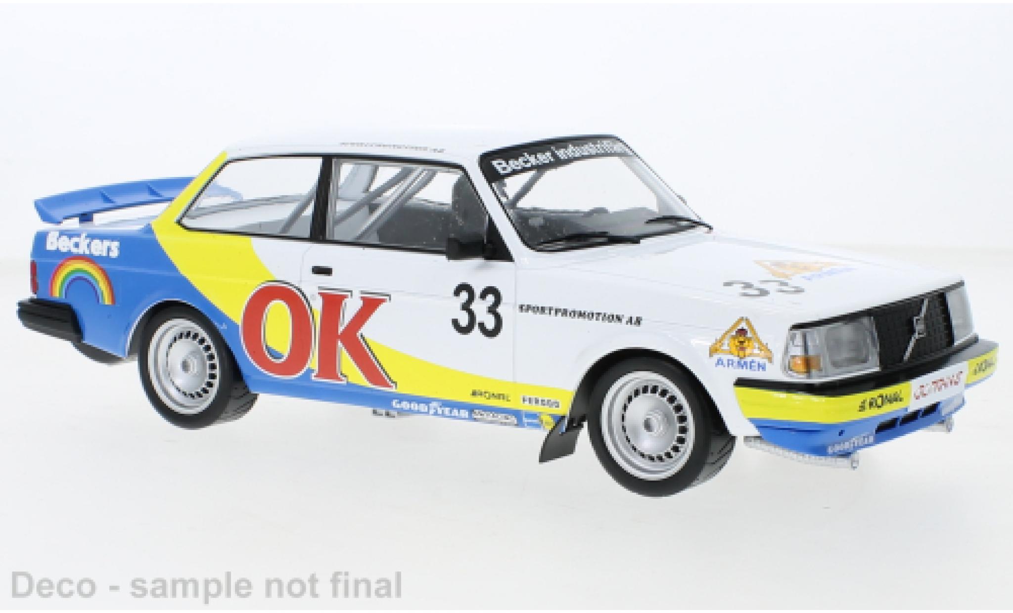 Volvo 240 1/18 IXO Turbo No.33 OK ETCC Zolder 1985 modelauto