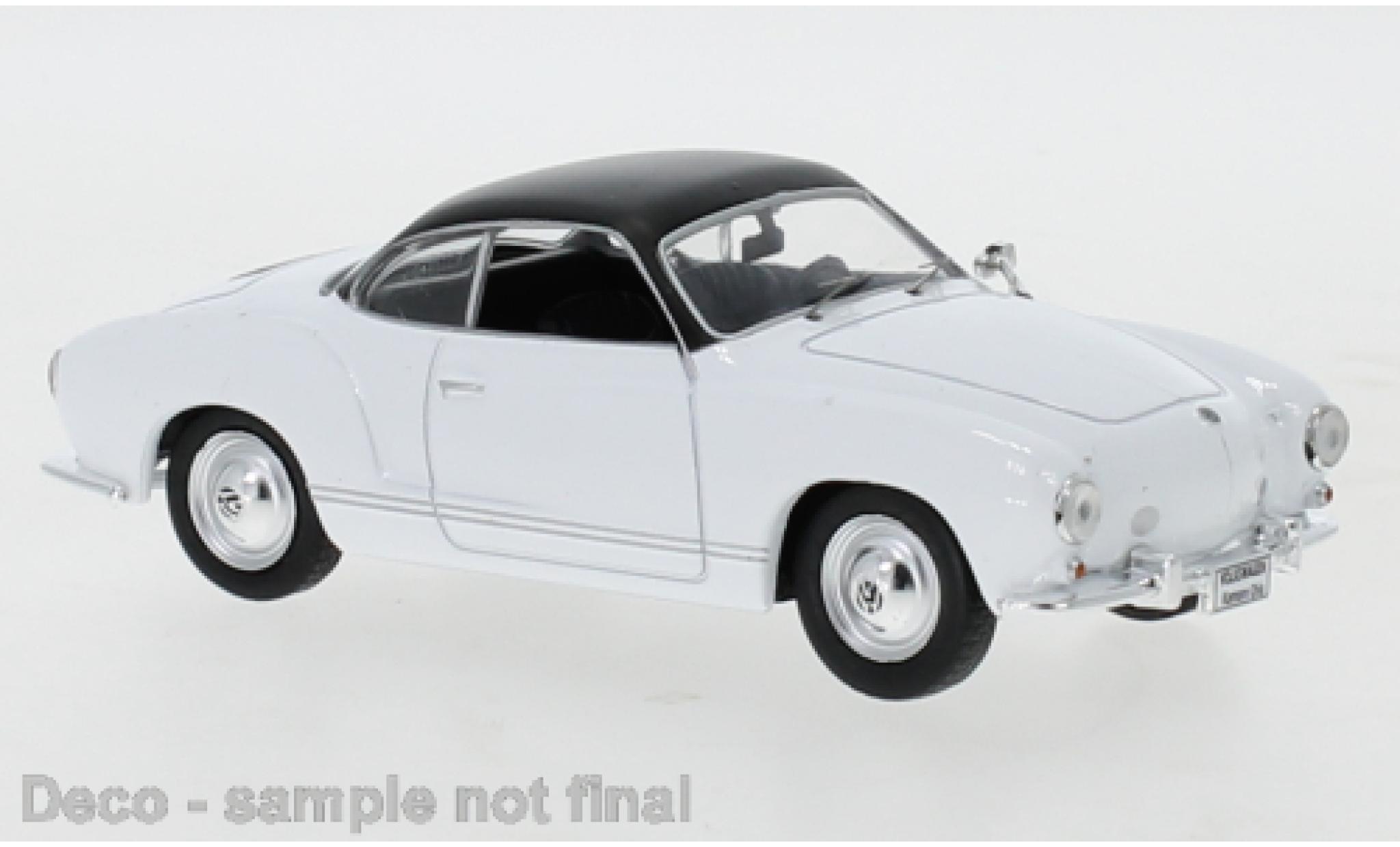 Volkswagen Karmann 1/43 IXO Ghia Coupe wit 1962 modelauto