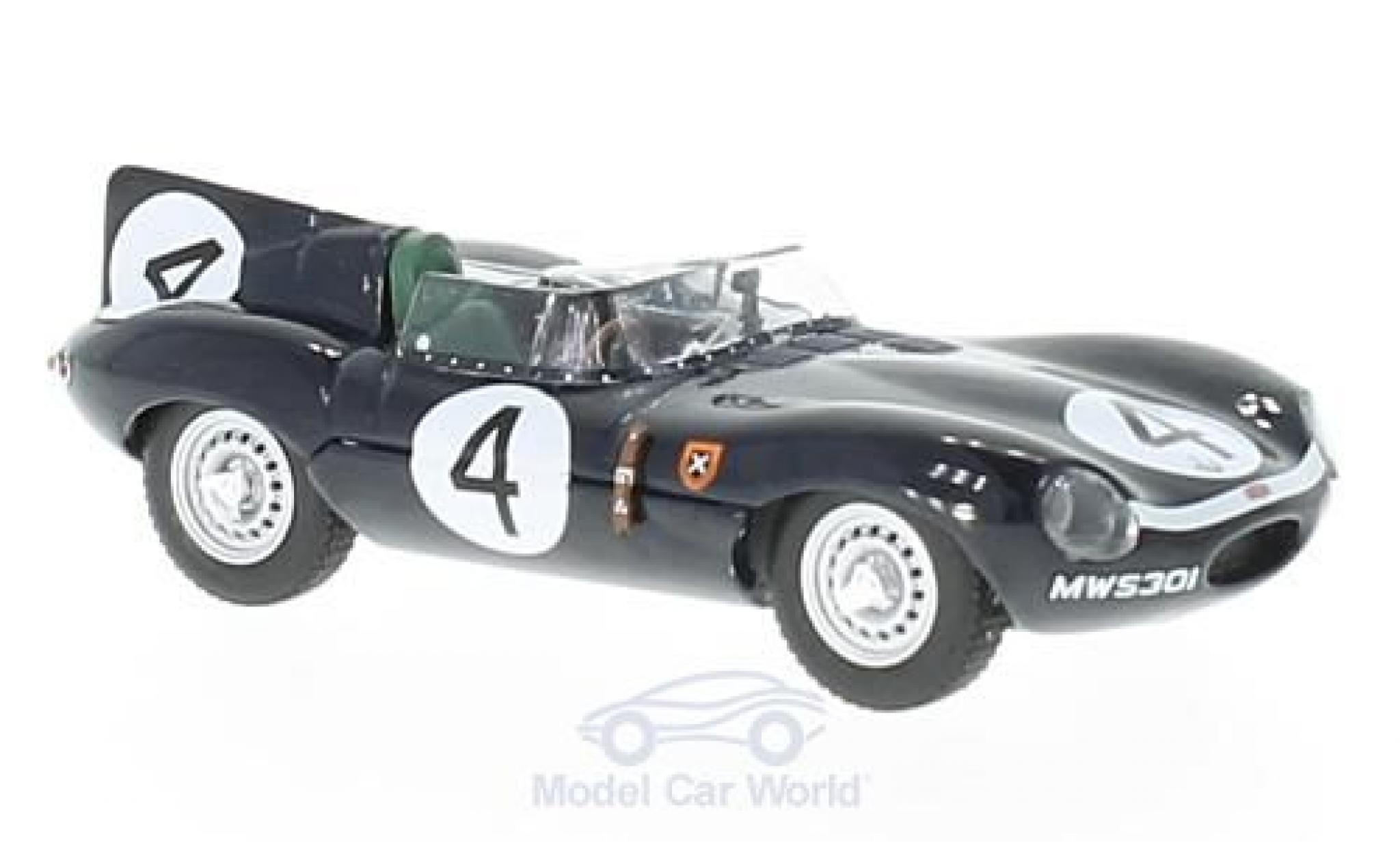 Jaguar D-Type 1/43 IXO RHD No.4 24h Le Mans 1956 N.Sanderson/R.Flockhart modelauto