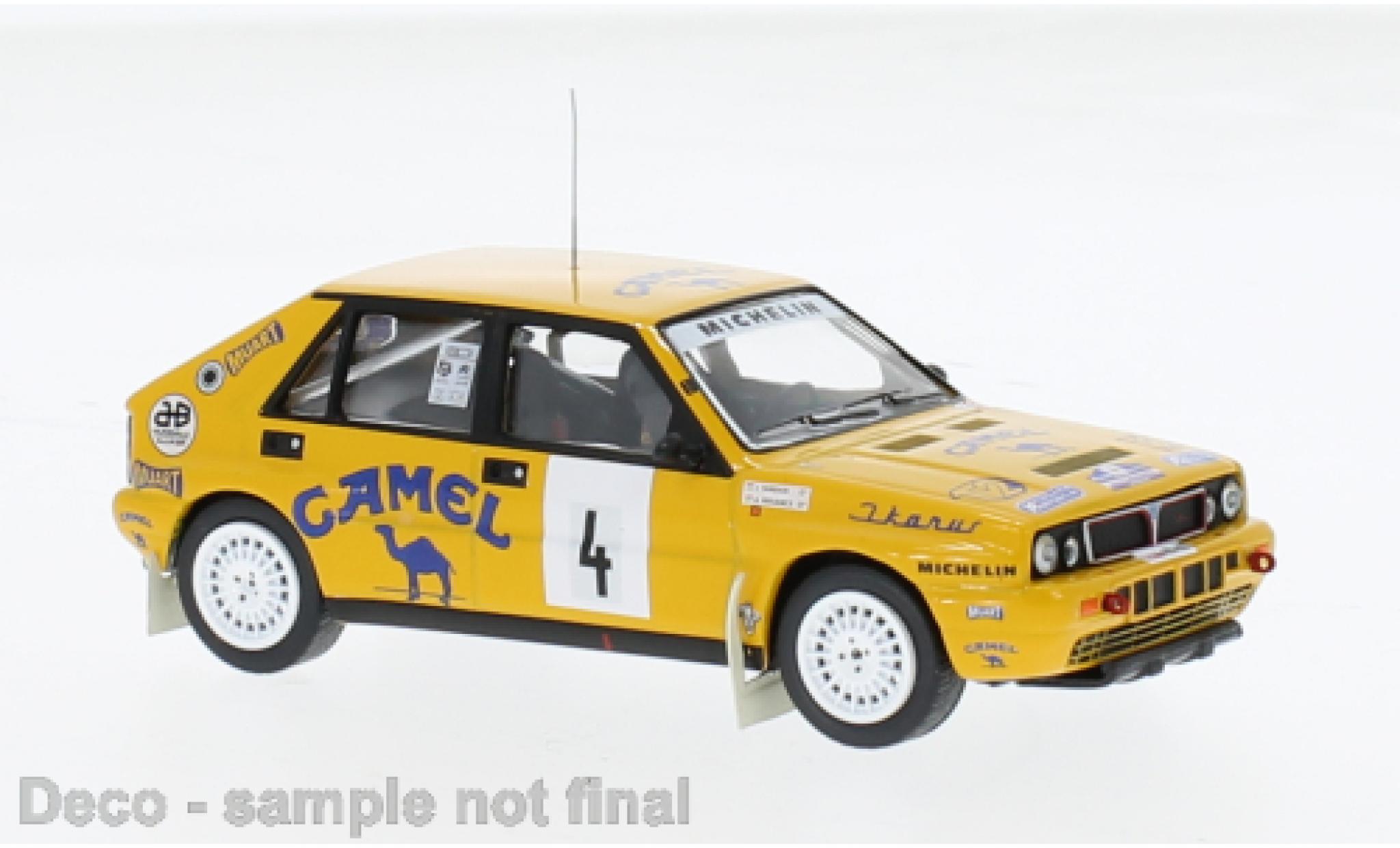 Lancia Delta 1/43 IXO Integrale 16V No.2 Camel Rally Bohemia 1990 1:43 modelauto