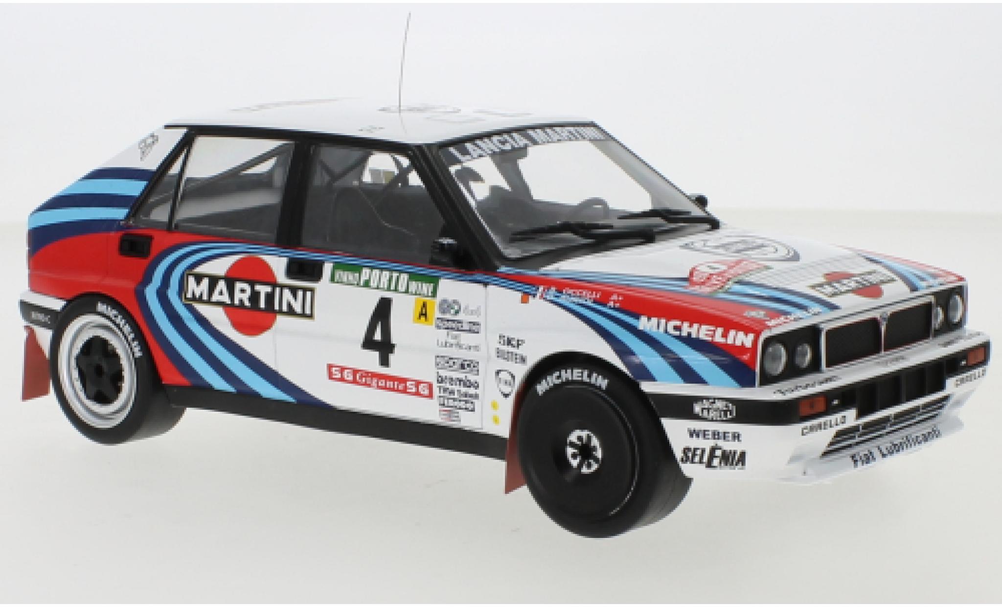 Lancia Delta 1/18 IXO Integrale 16V No.4 Martini Martini Rallye WM Rally Portugal 1990 D.Auriol/B.Occelli modelauto