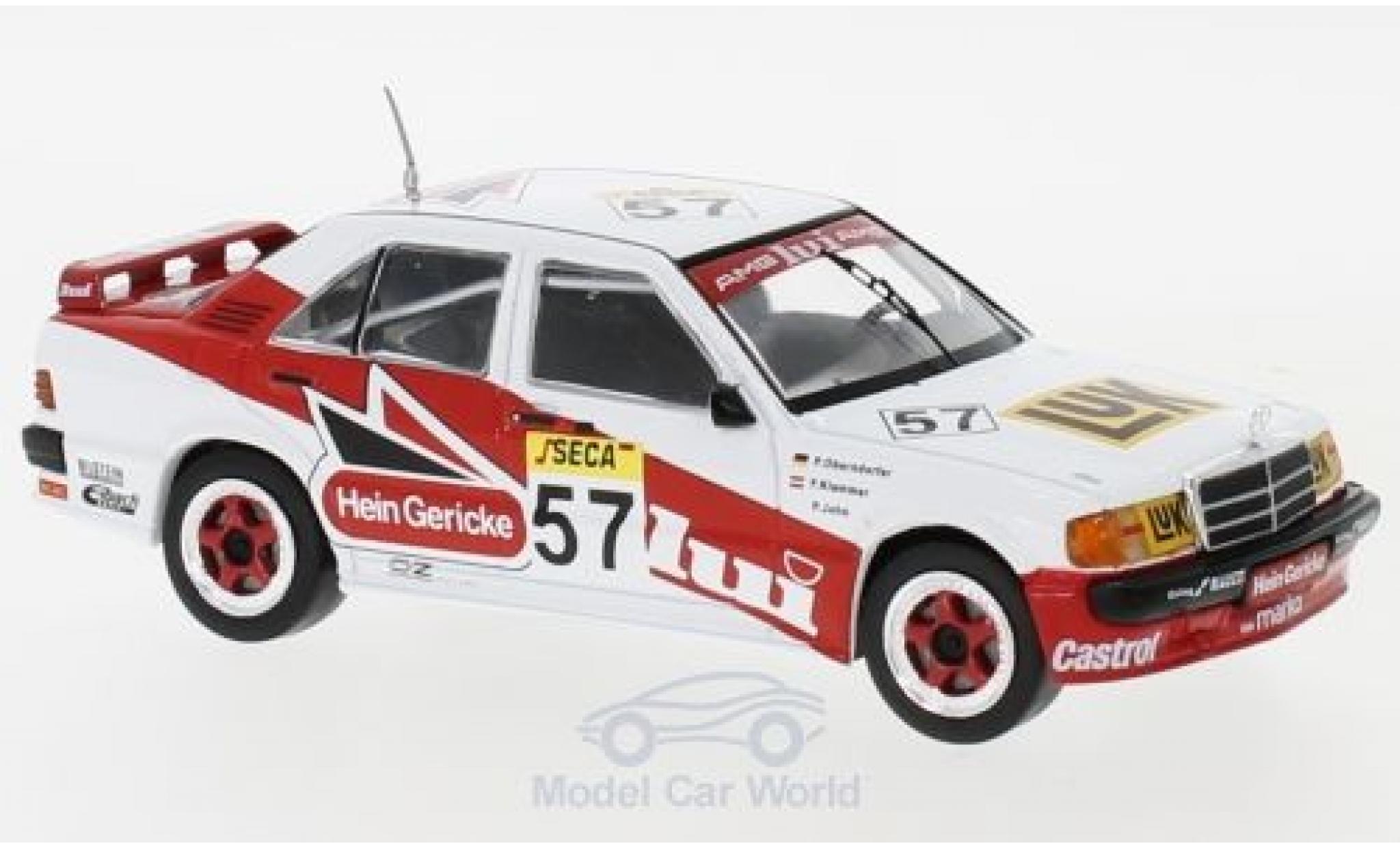 Mercedes 190 1/43 IXO E 2.3-16V No.57 Lui WTCC 1987 P.Oberndorfer/F.Klammer/P.John modelauto
