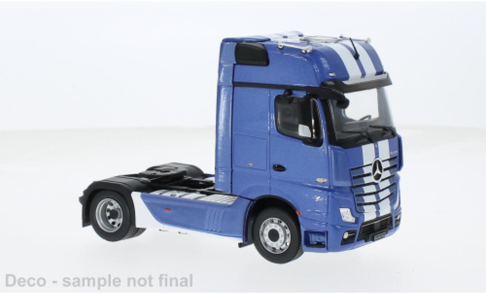 Mercedes Actros 1/43 IXO MP4 metallic blauw 1:43 modelauto