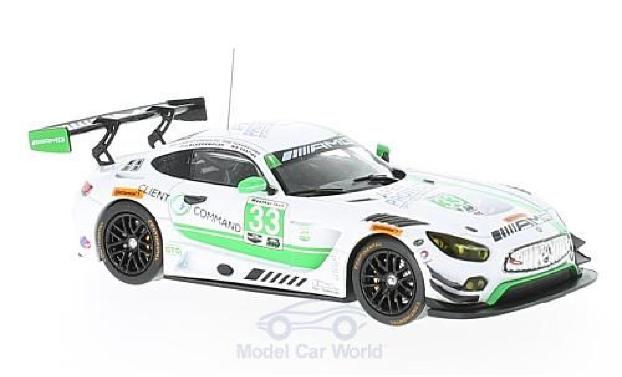 Mercedes AMG GT 1/43 IXO 3 No.33 Riley Motorsports 24h Daytona 2017 J.Bleekemolen/A.Christodoulou/M.Farnbacher/B.Keating modelauto