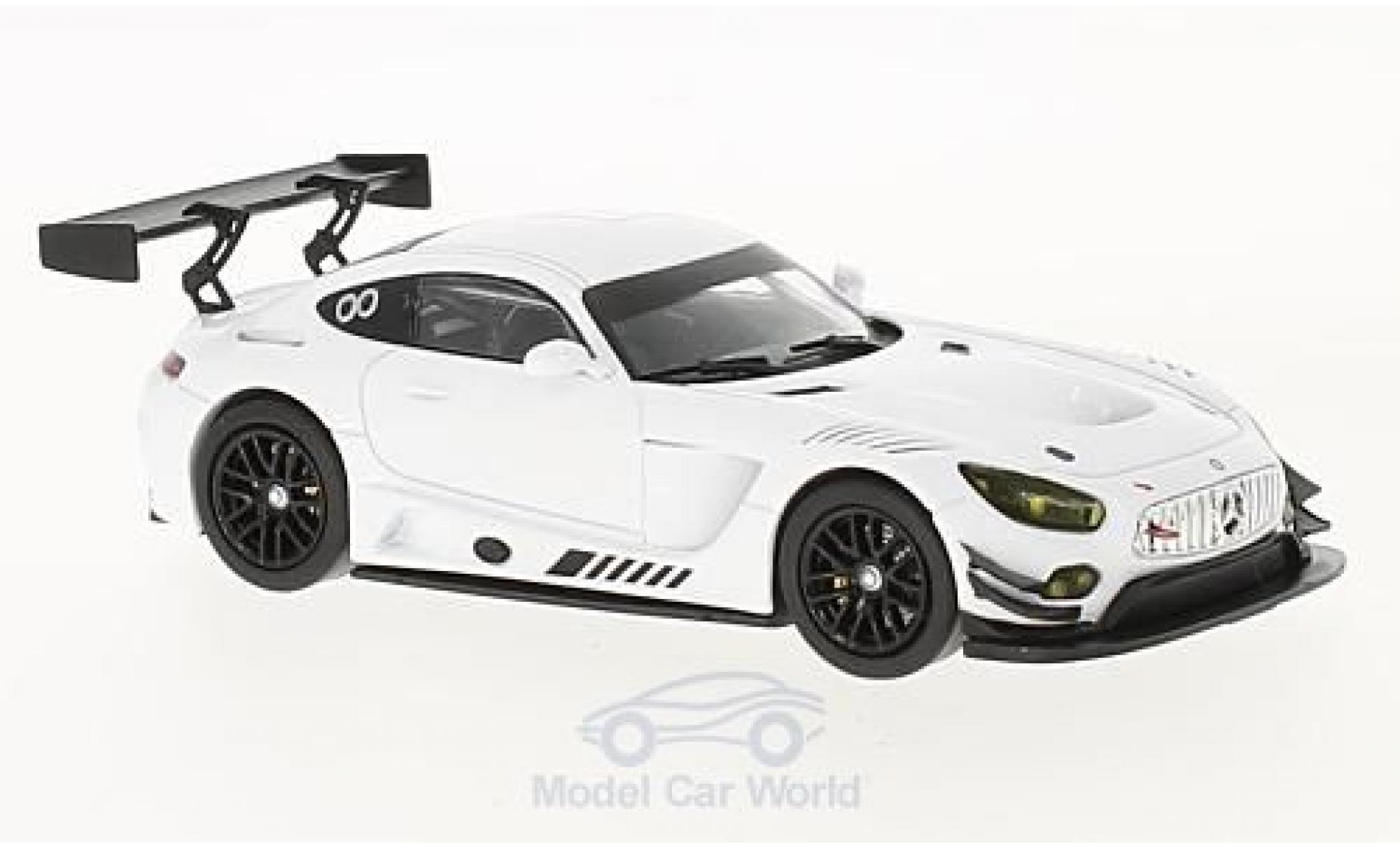 Mercedes AMG GT 1/43 IXO 3 wit 2017 Race Version modelauto