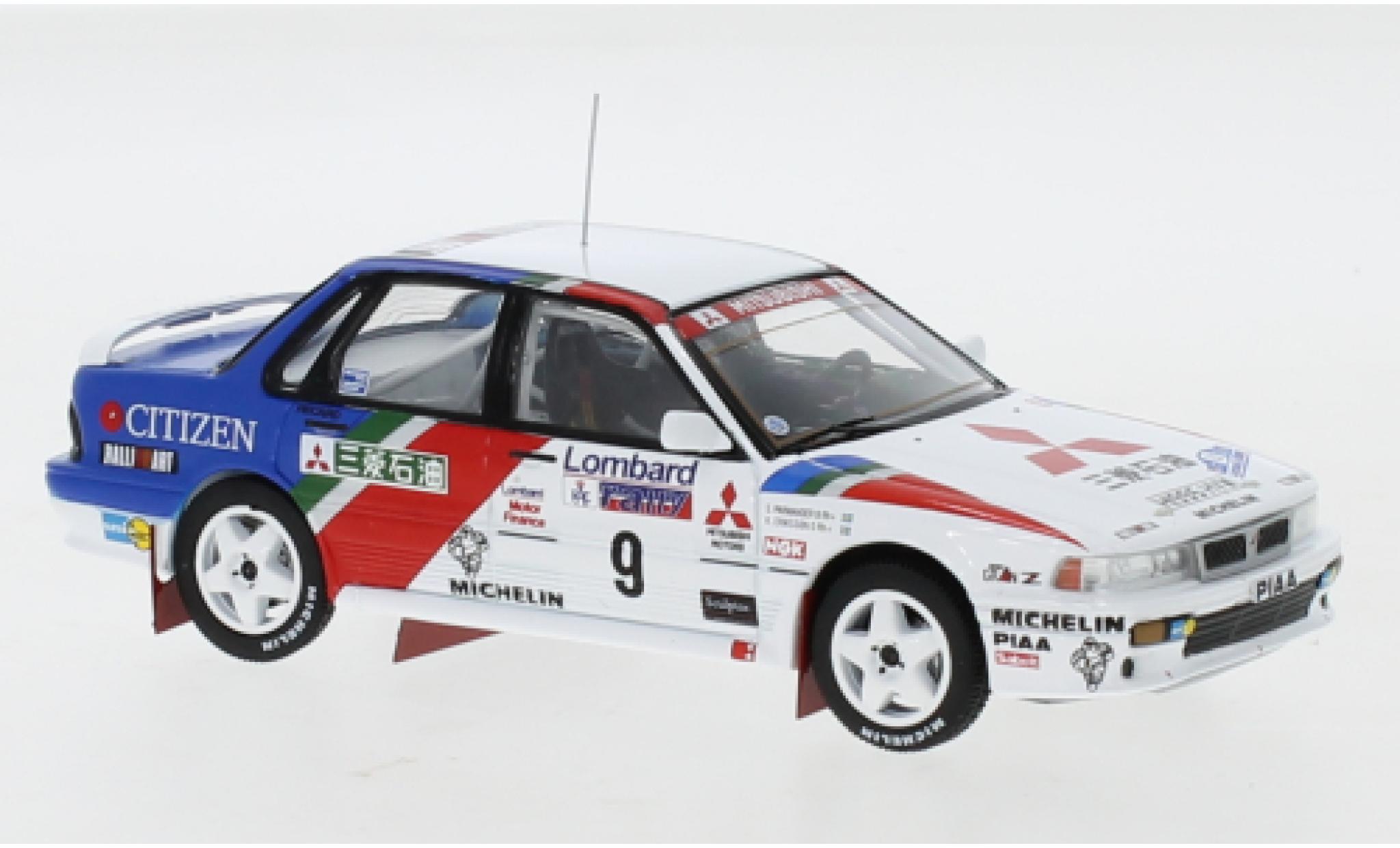 Mitsubishi Galant 1/43 IXO VR-4 No.9 Ralliart Europe RAC Rally 1990 K.Eriksson/S.Parmander modelauto