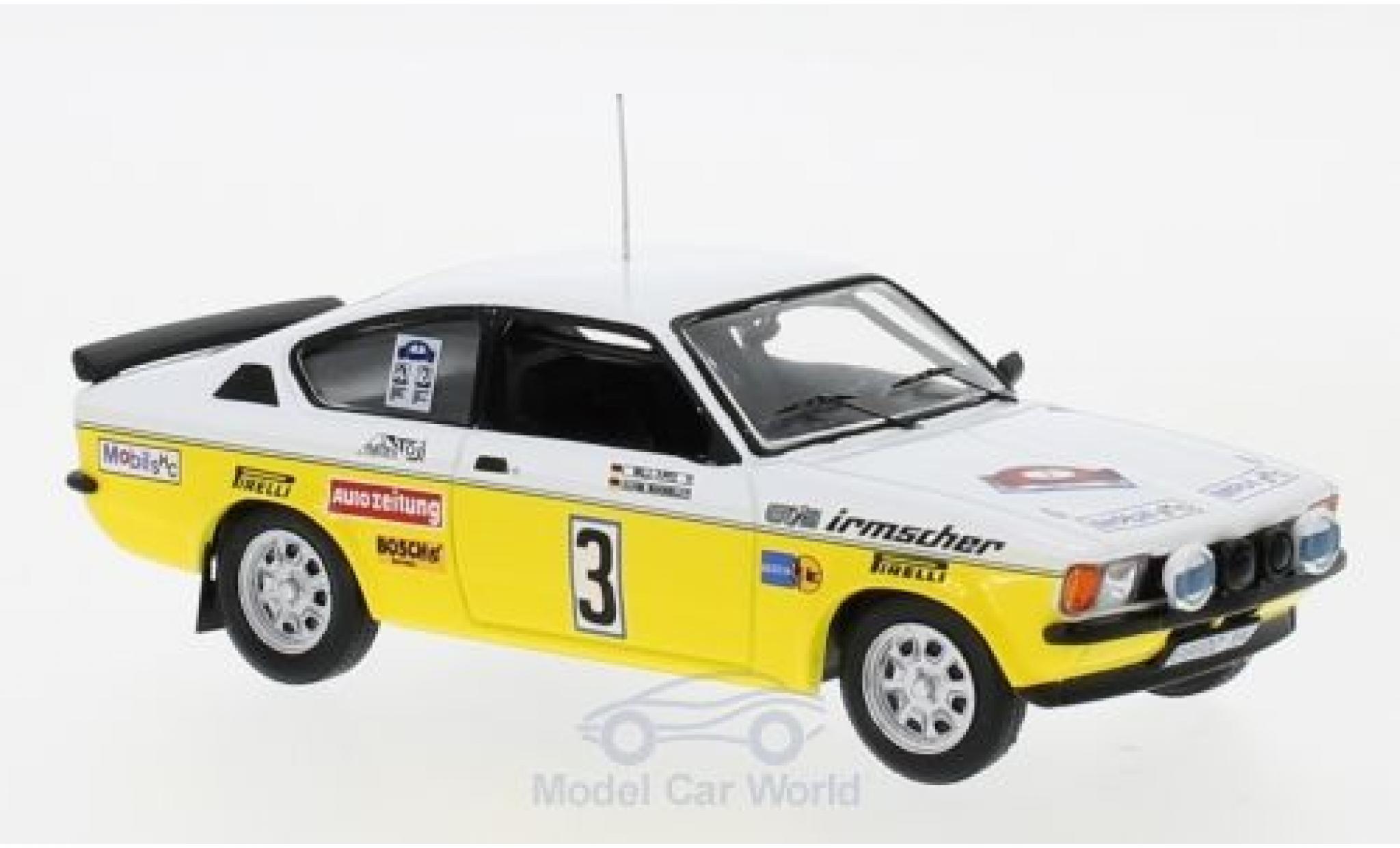 Opel Kadett GT 1/43 IXO C GT/E No.3 Irmscher Tuning Rallye DM Rallye Hunsr&uuml;ck 1978 A.Warmbold/W.Pitz modelauto