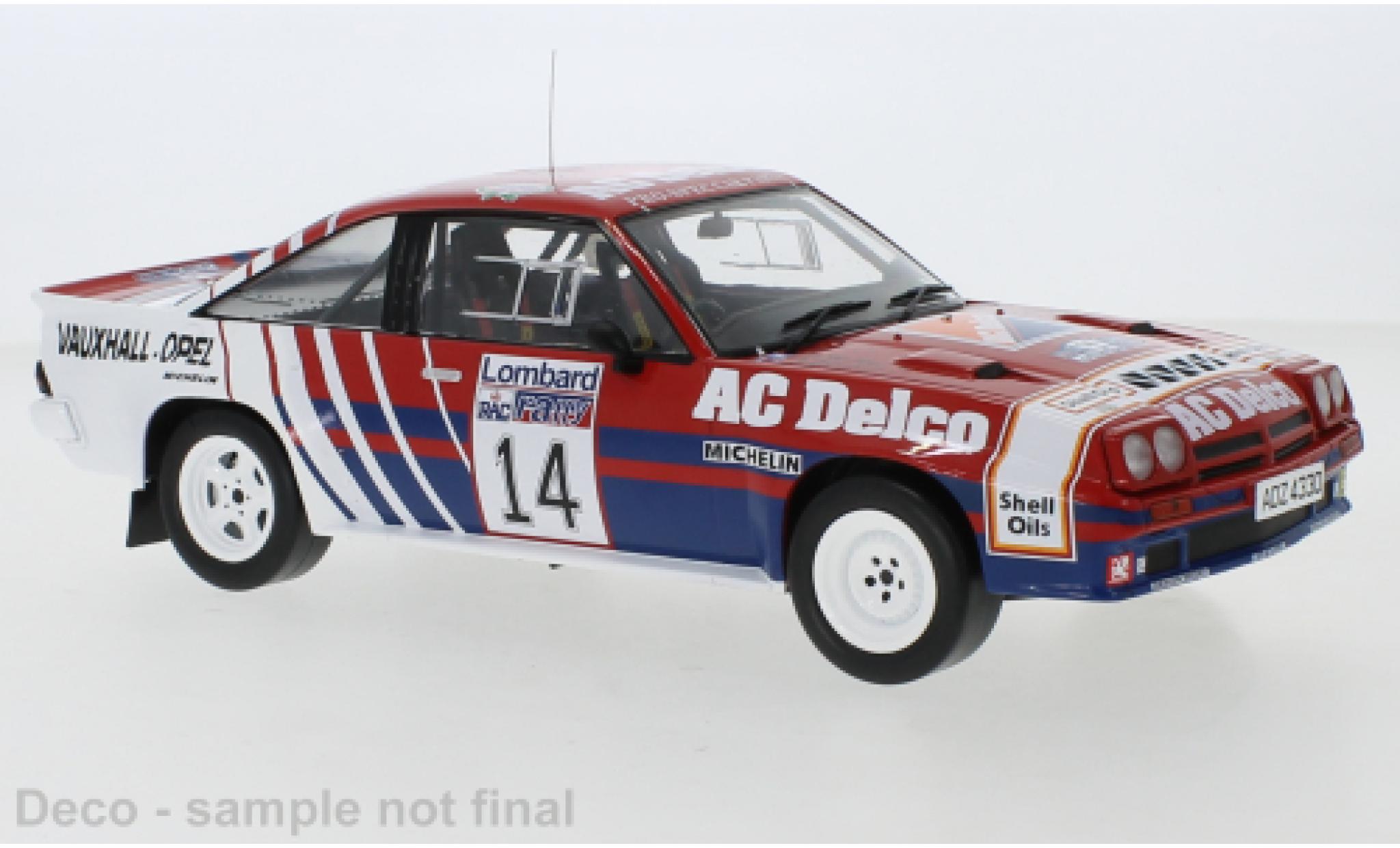 Opel Manta 1/18 IXO B 400 No.14 RAC Rally 1985 J.McRae/I.Grindrod modelauto