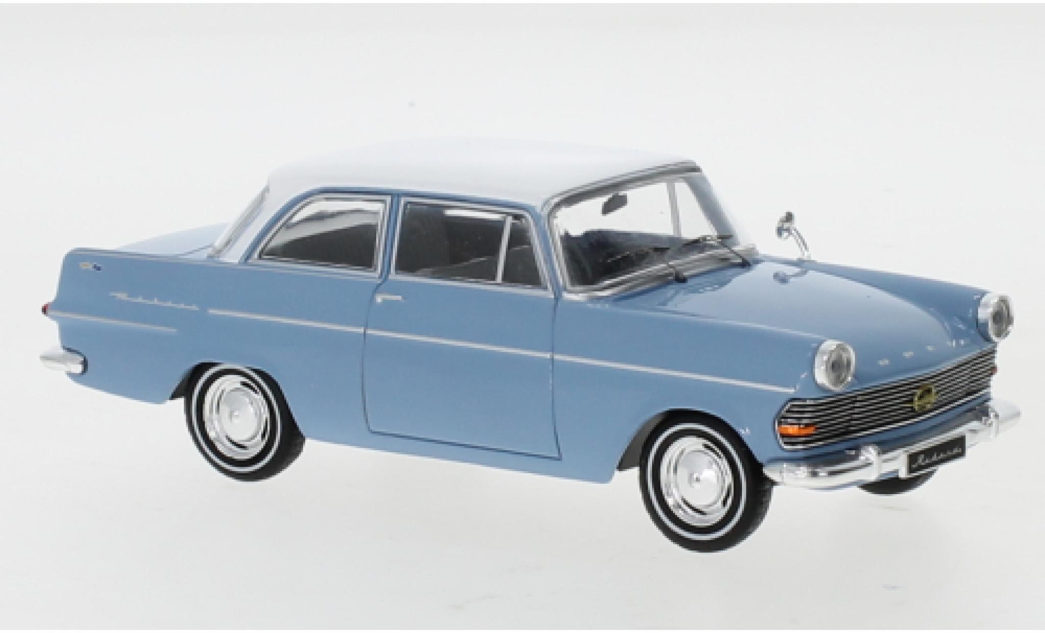 Opel Rekord 1/43 IXO P2 blauw/wit 1961 modelauto