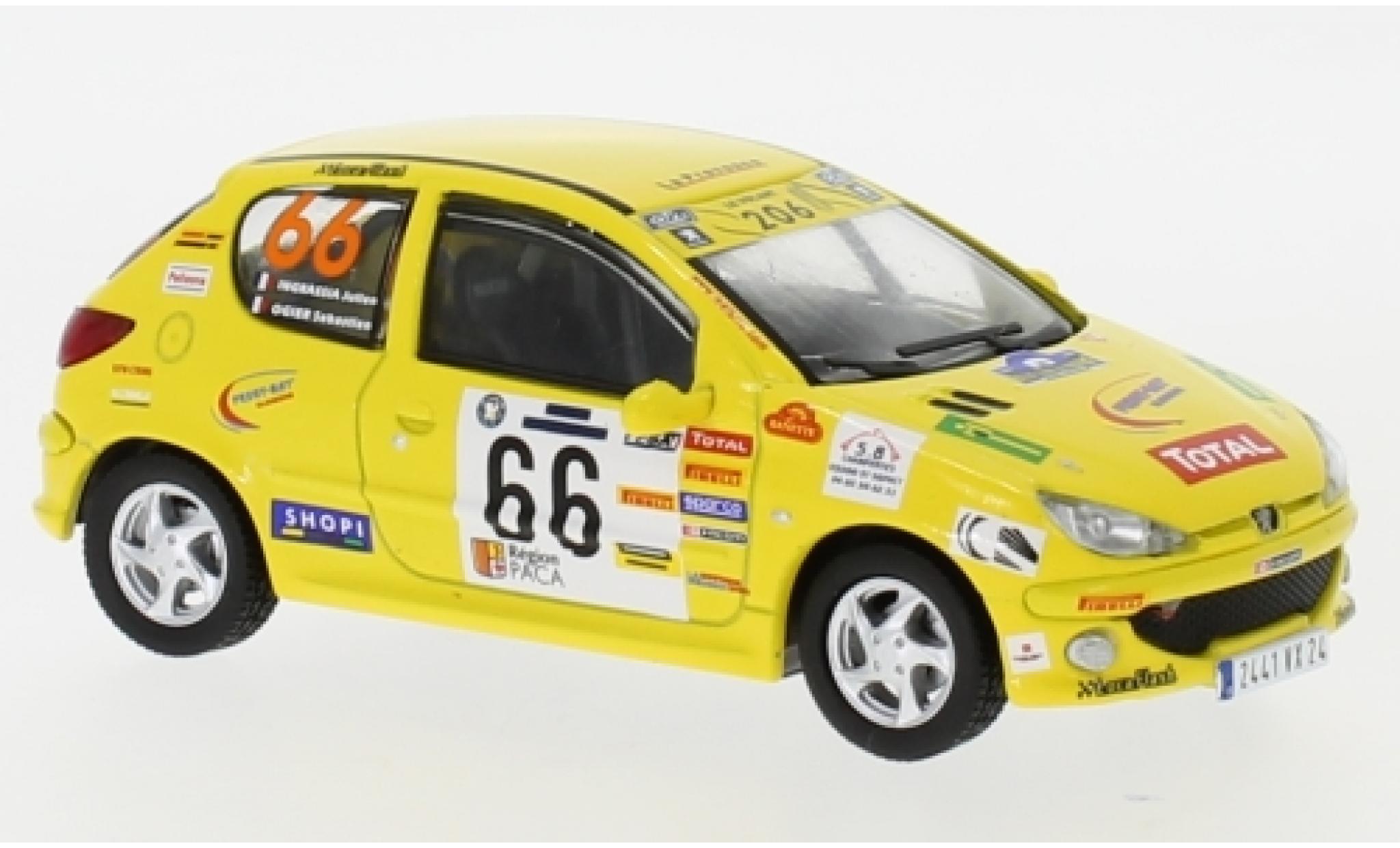 Peugeot 206 1/43 IXO XS No.66 Terre de Provence 2006 S.Ogier/J.Ingrassia modelauto