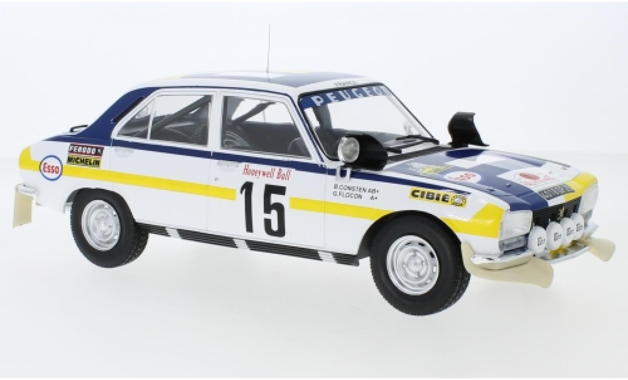 Peugeot 504 1/18 IXO Ti No.15 Rally Marokko 1975 B.Consten/G.Flocon modelauto
