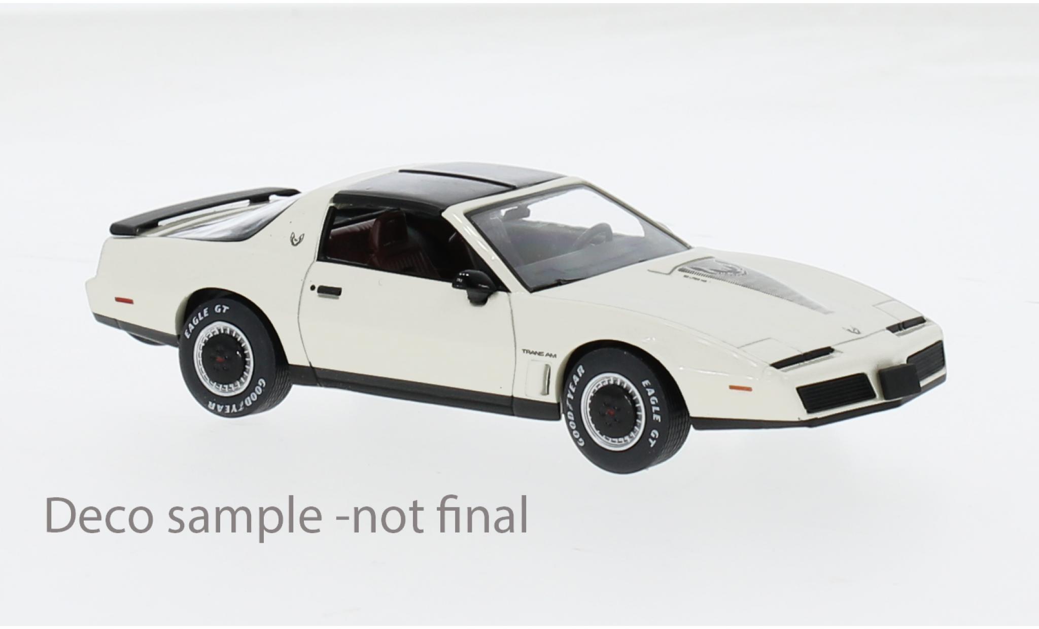 Pontiac Firebird 1/43 IXO wit 1982 1:43 modelauto