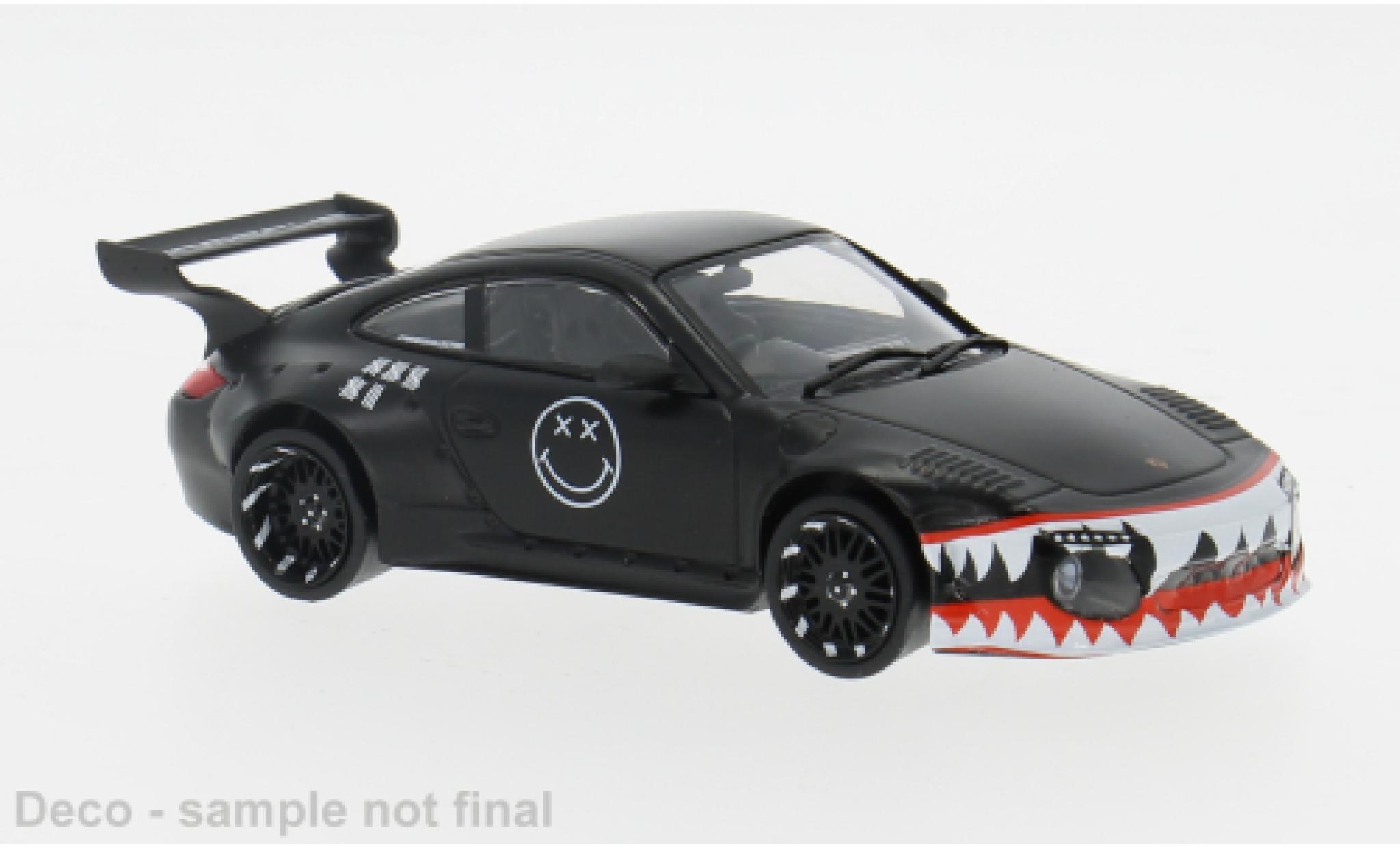 Porsche 992 1/43 IXO 911 (997) Old &amp; New grijs 2020 1:43 modelauto