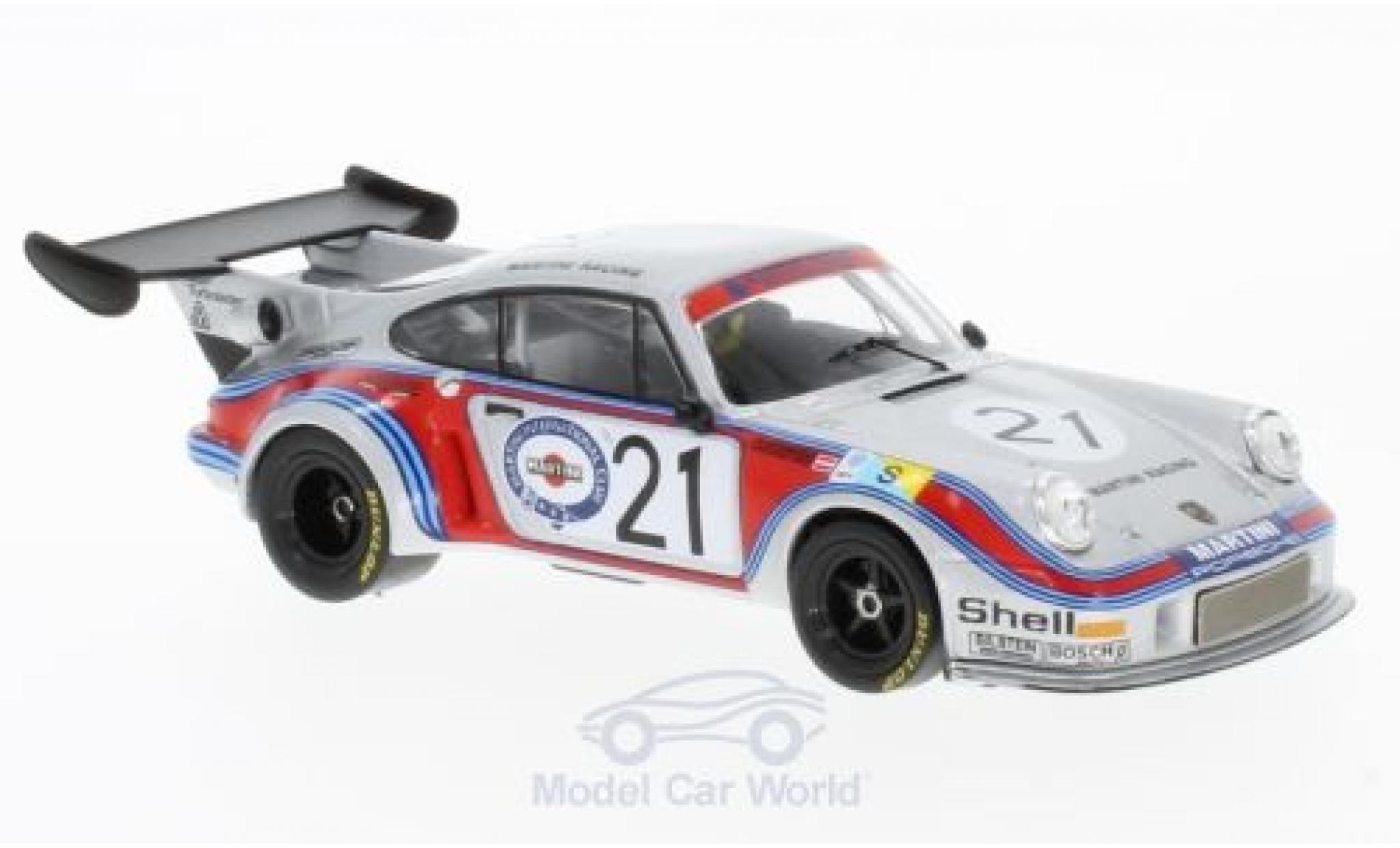 Porsche 930 Turbo 1/43 IXO 911 Carrera RSR 2.1 Turbo No.21 Martini Racing Team Martini 24h Le Mans 1974 M.Schurti/H.Koinigg modelauto