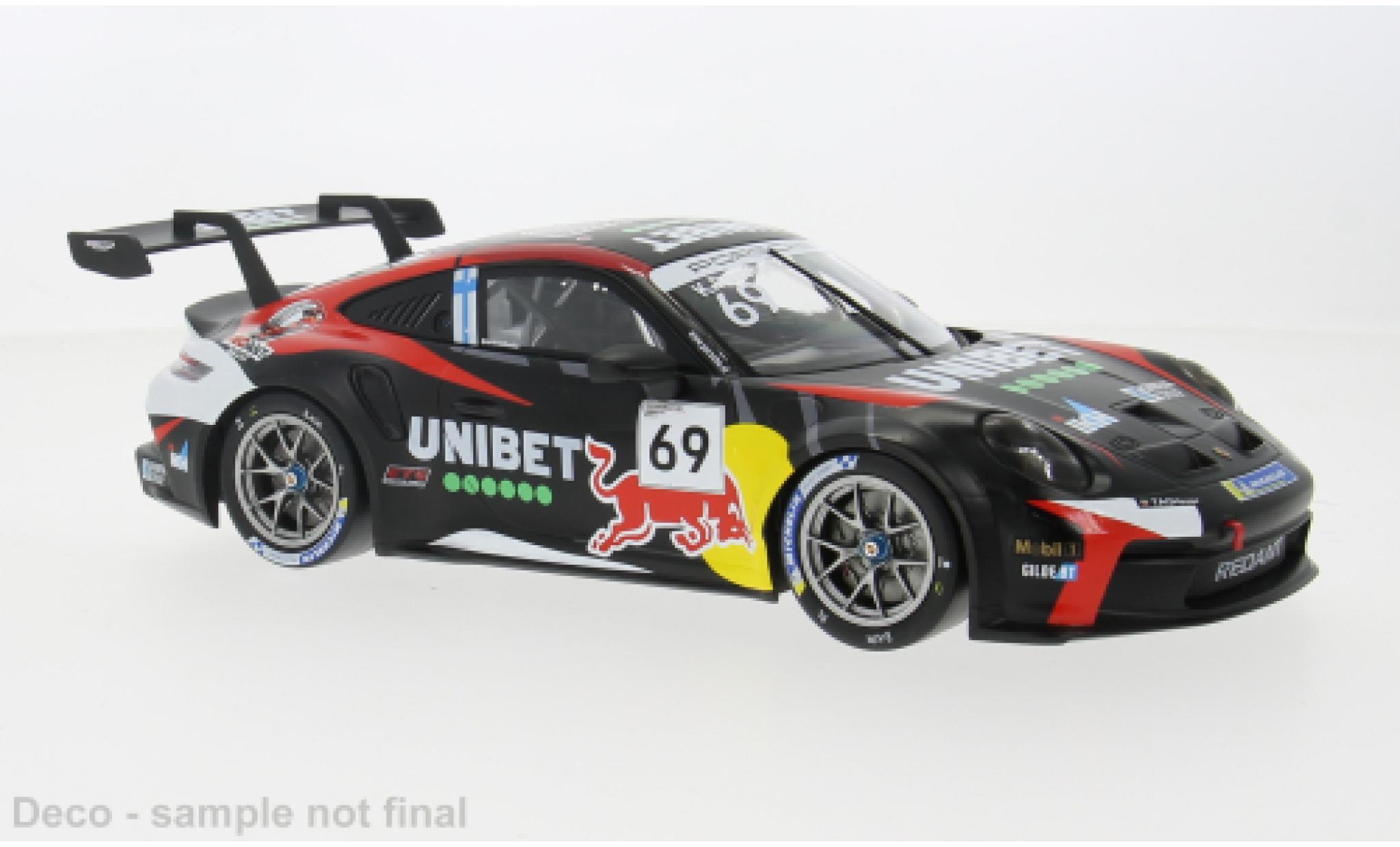 Porsche 911 1/18 IXO GT3 Cup Cup Zolder 2024 #69 1:18 modelauto